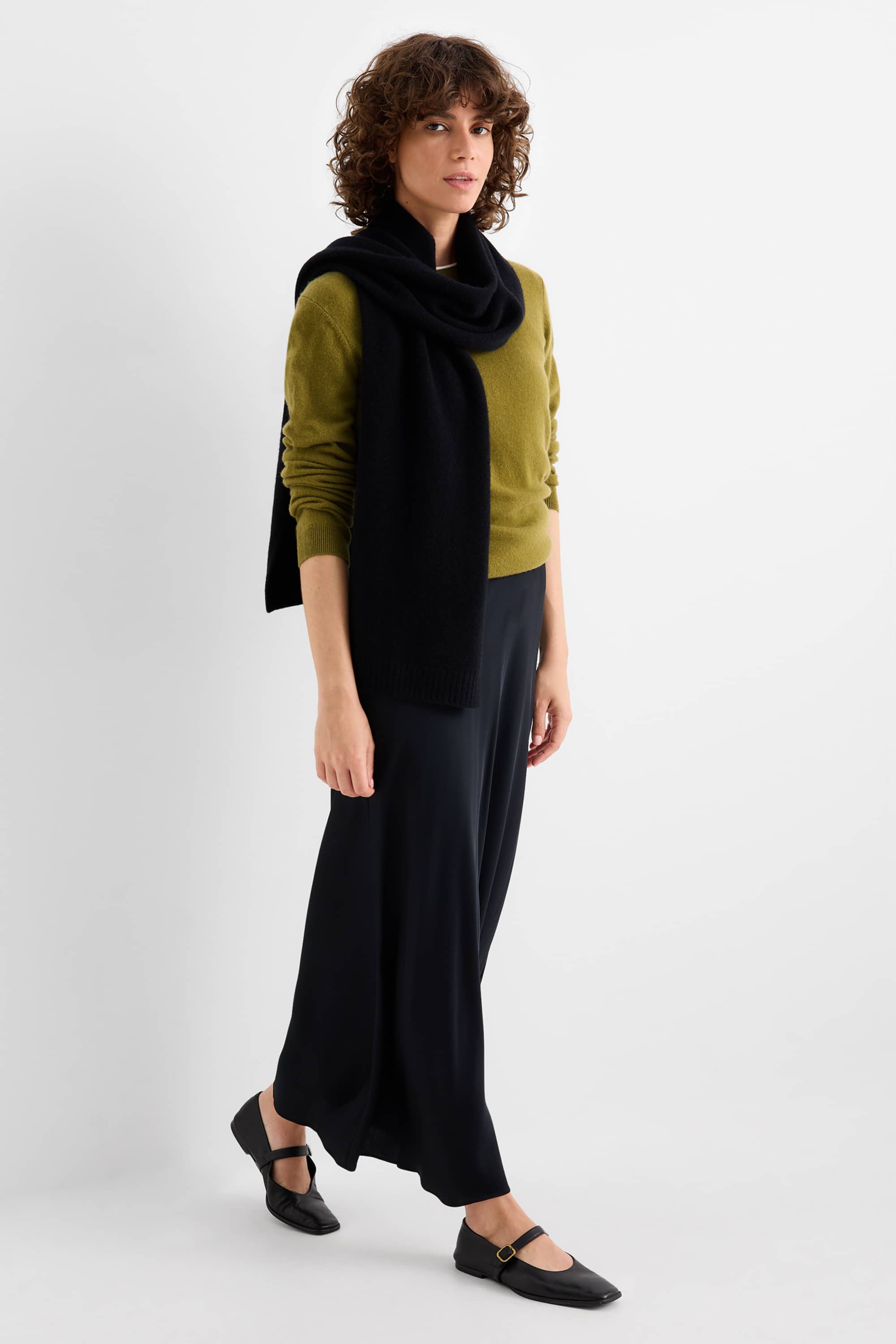 Cashmere jumper green