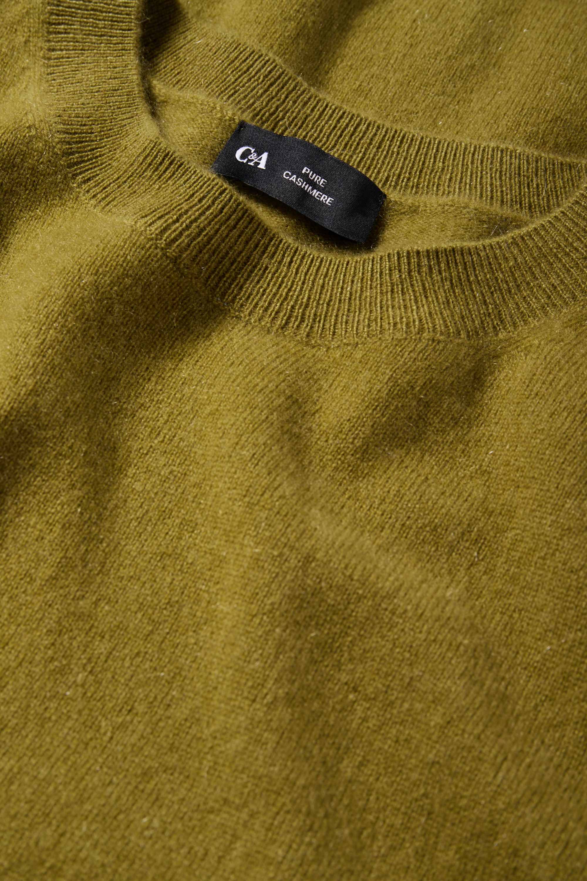 Cashmere jumper green