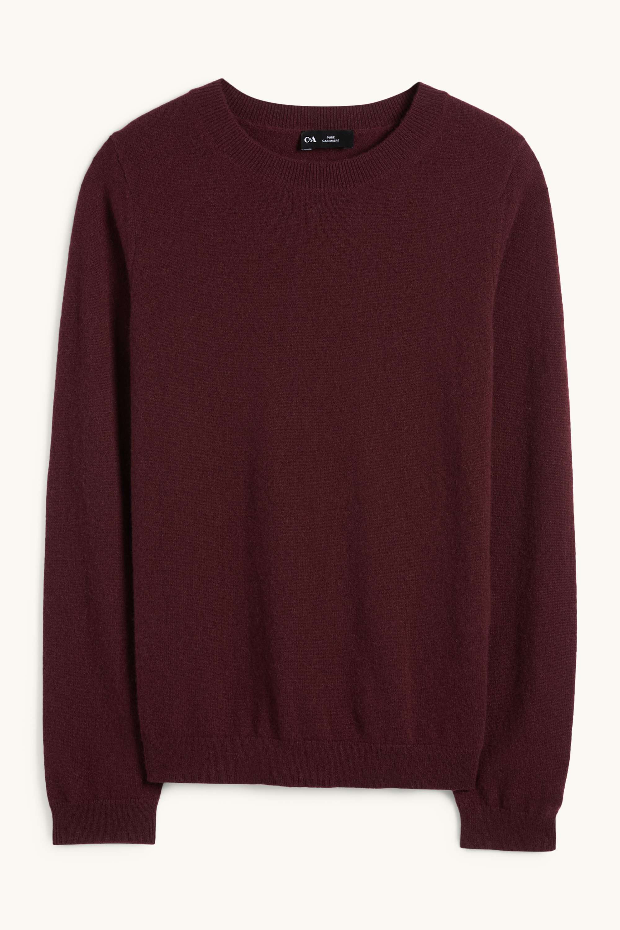 Cashmere jumper bordeaux