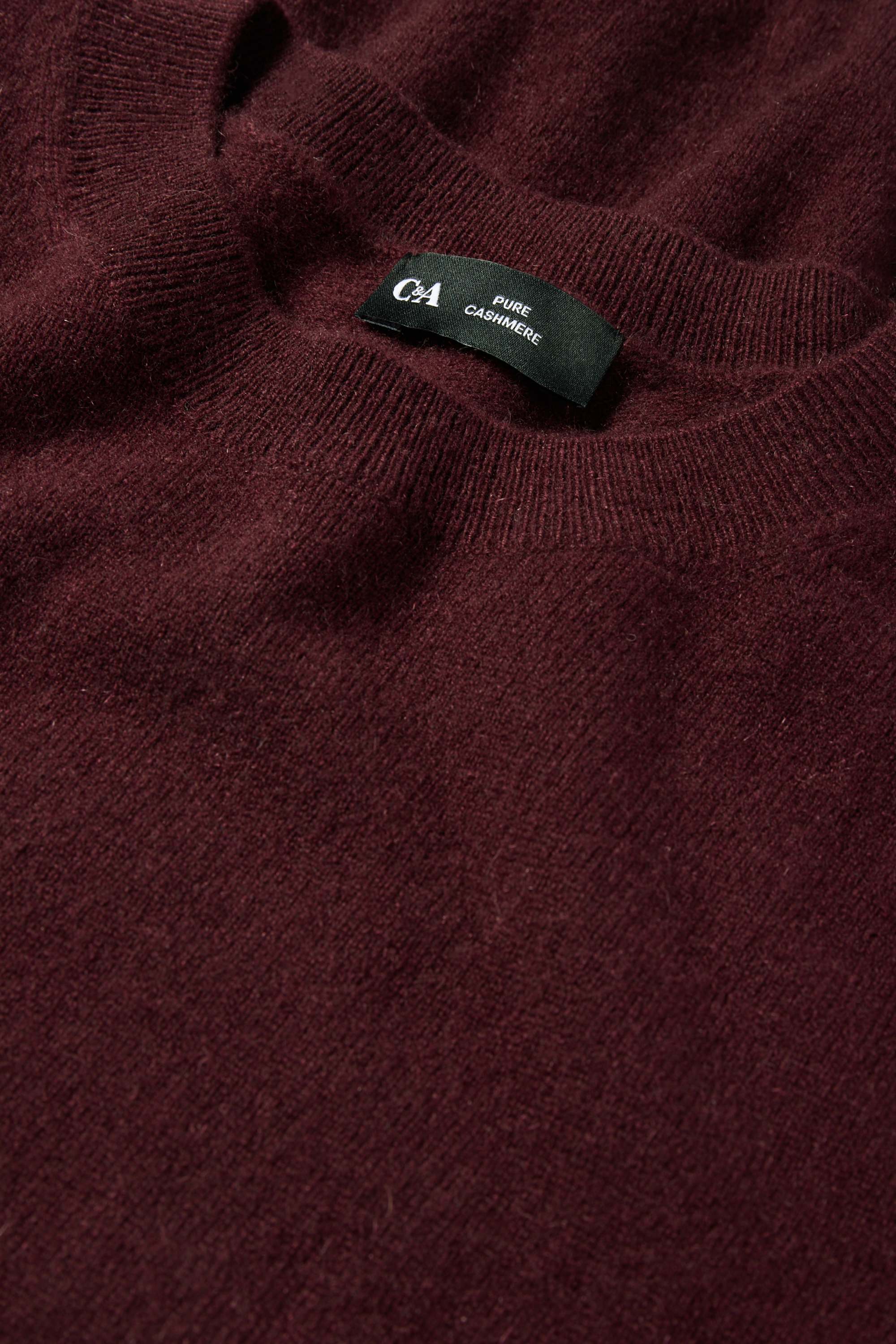 Cashmere jumper bordeaux