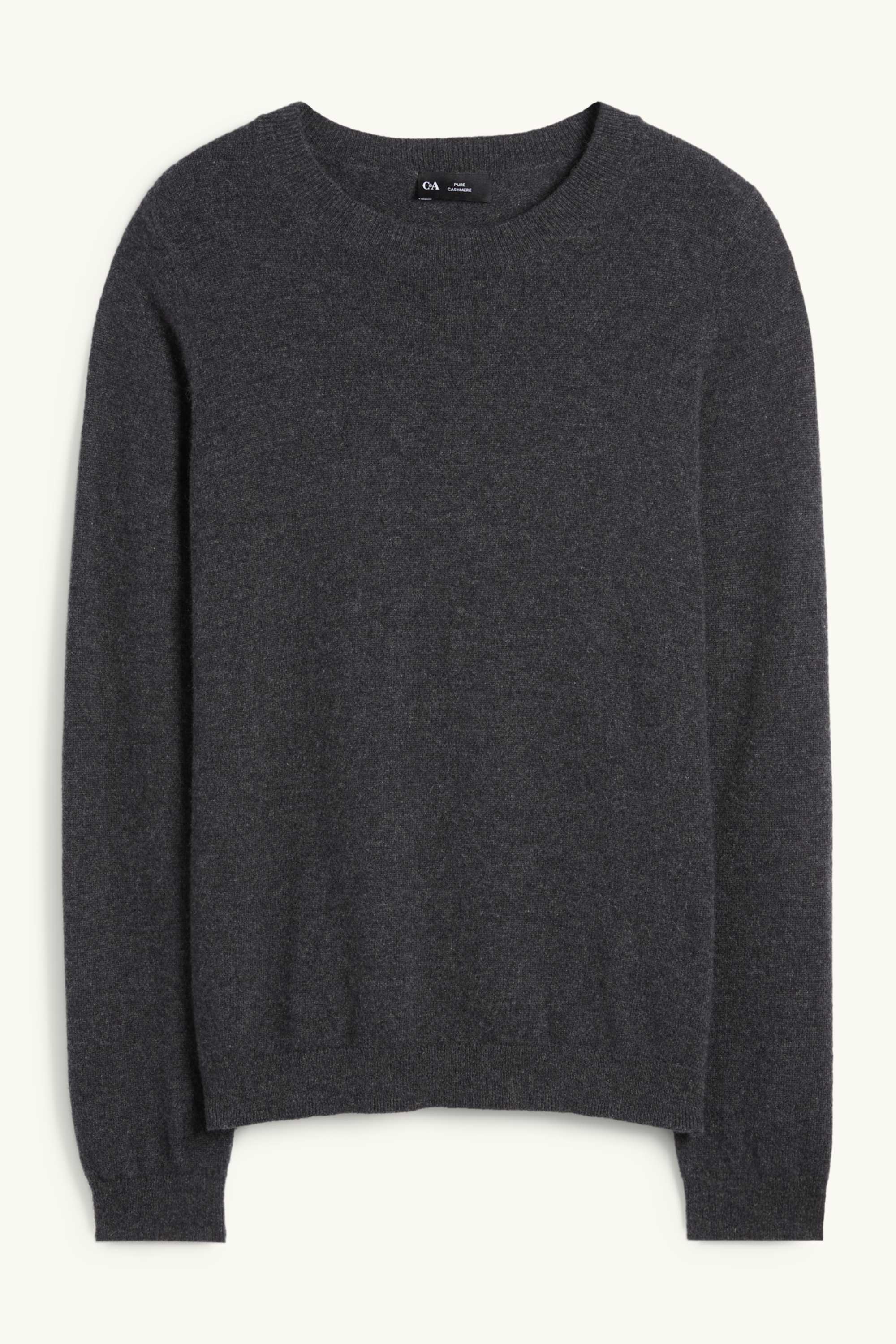 Cashmere jumper dark gray