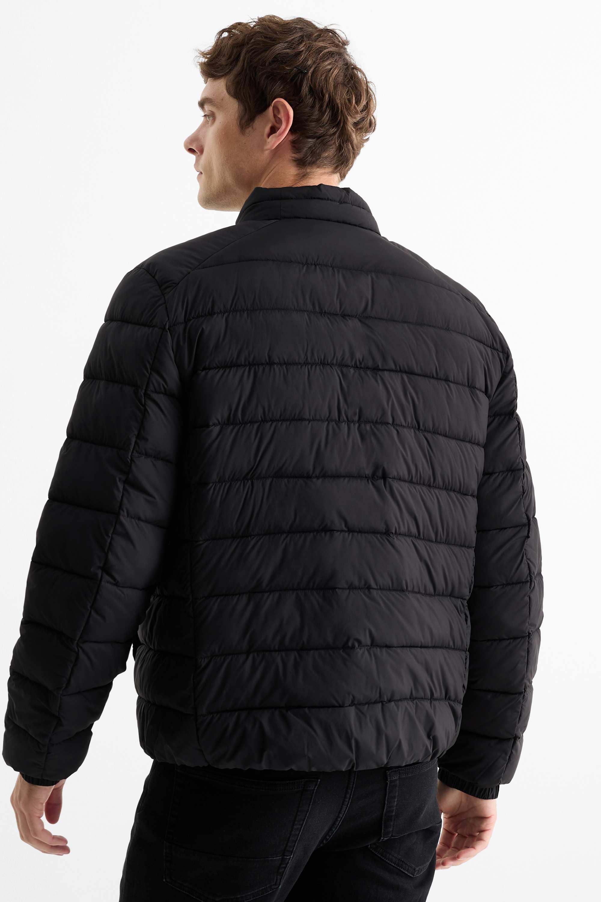 Quilted jacket black