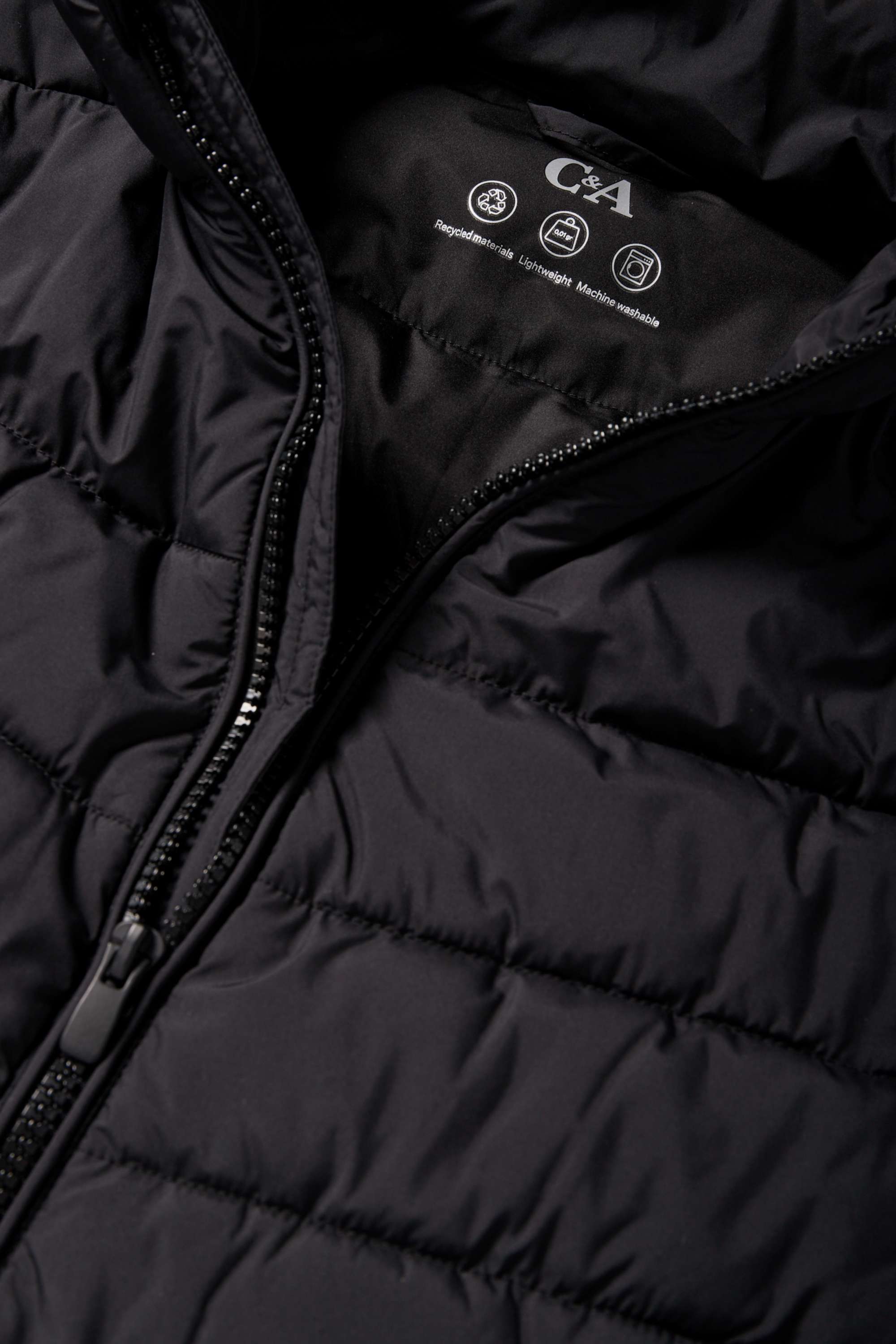 Quilted jacket black