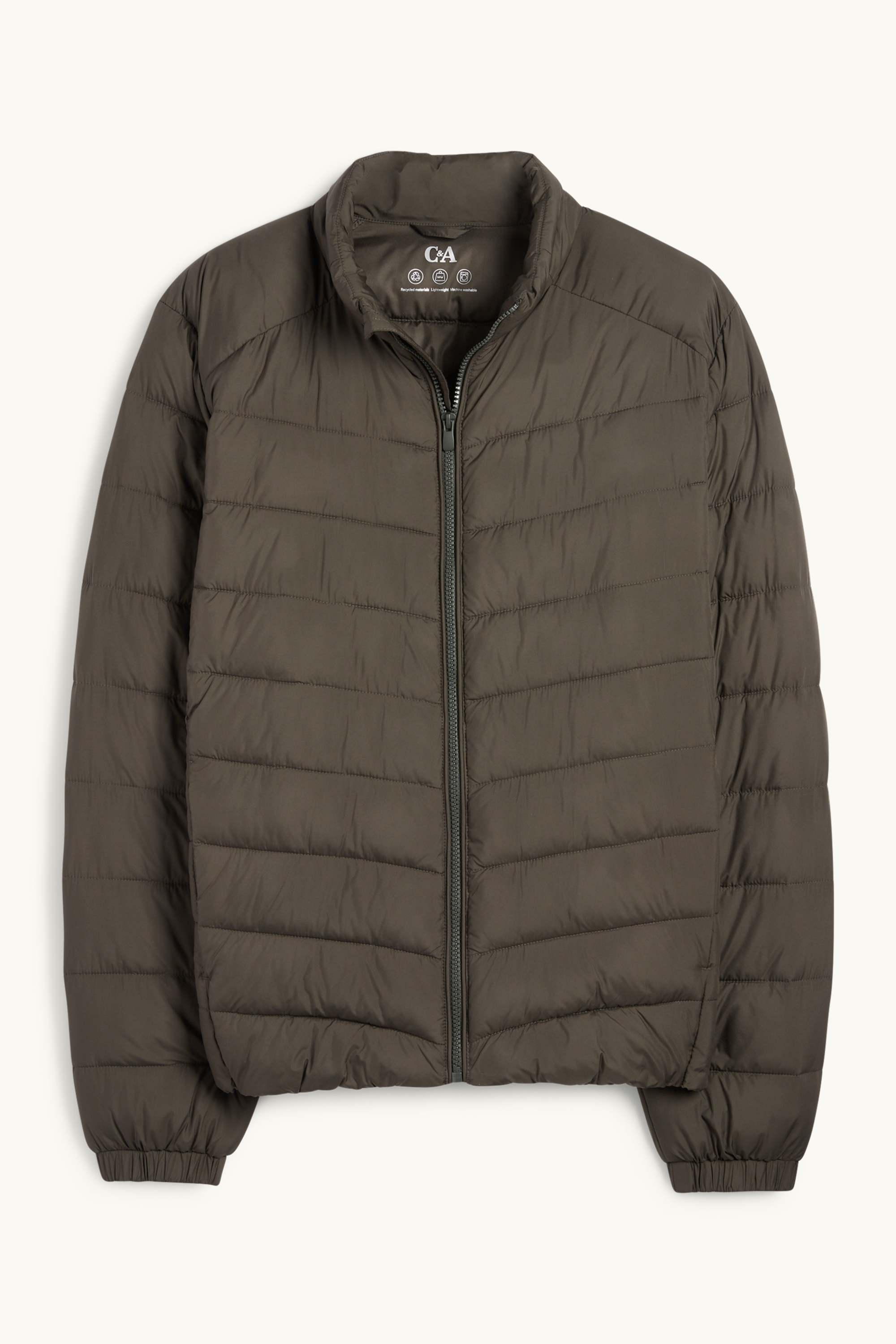 Quilted jacket dark green