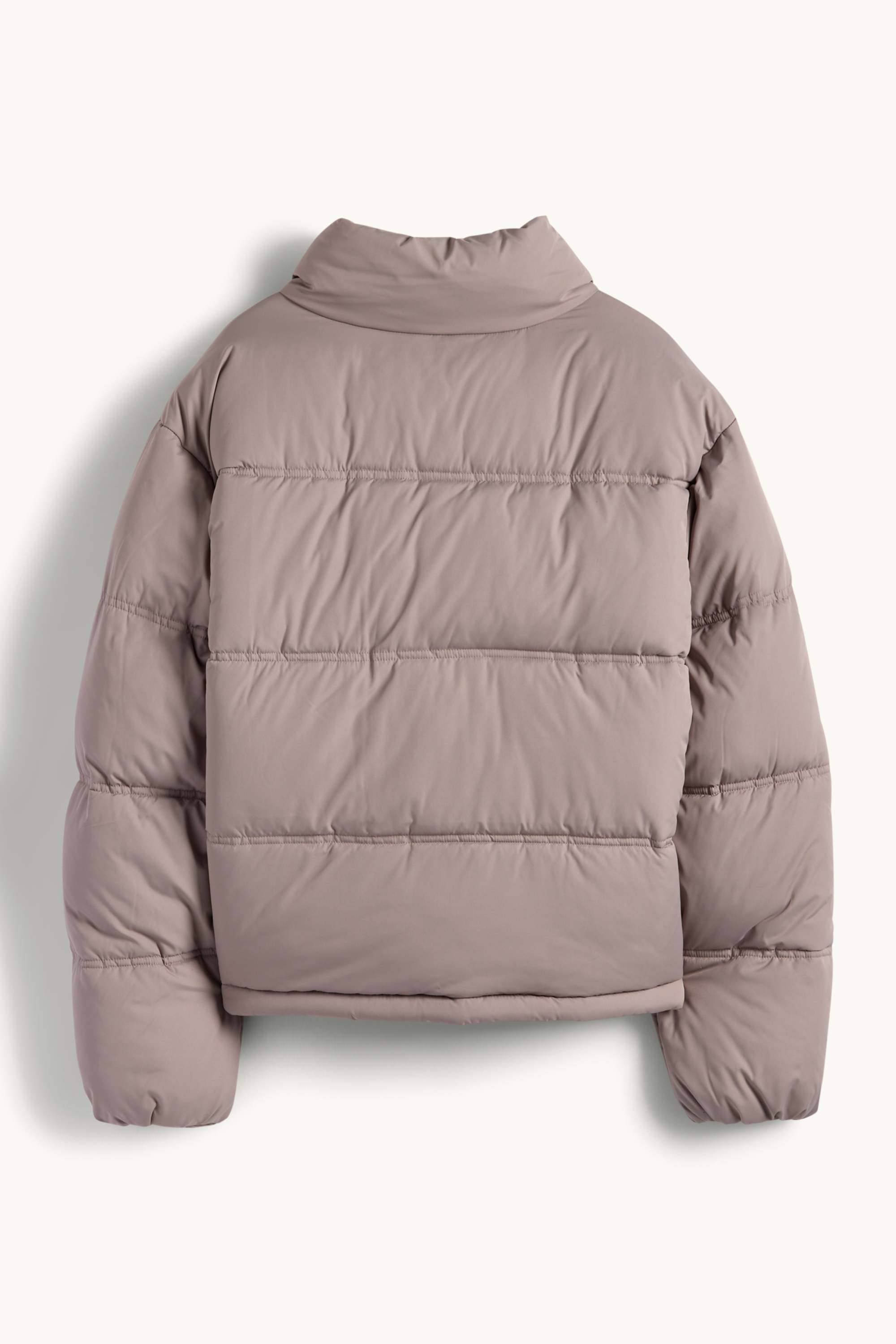 Quilted jacket taupe
