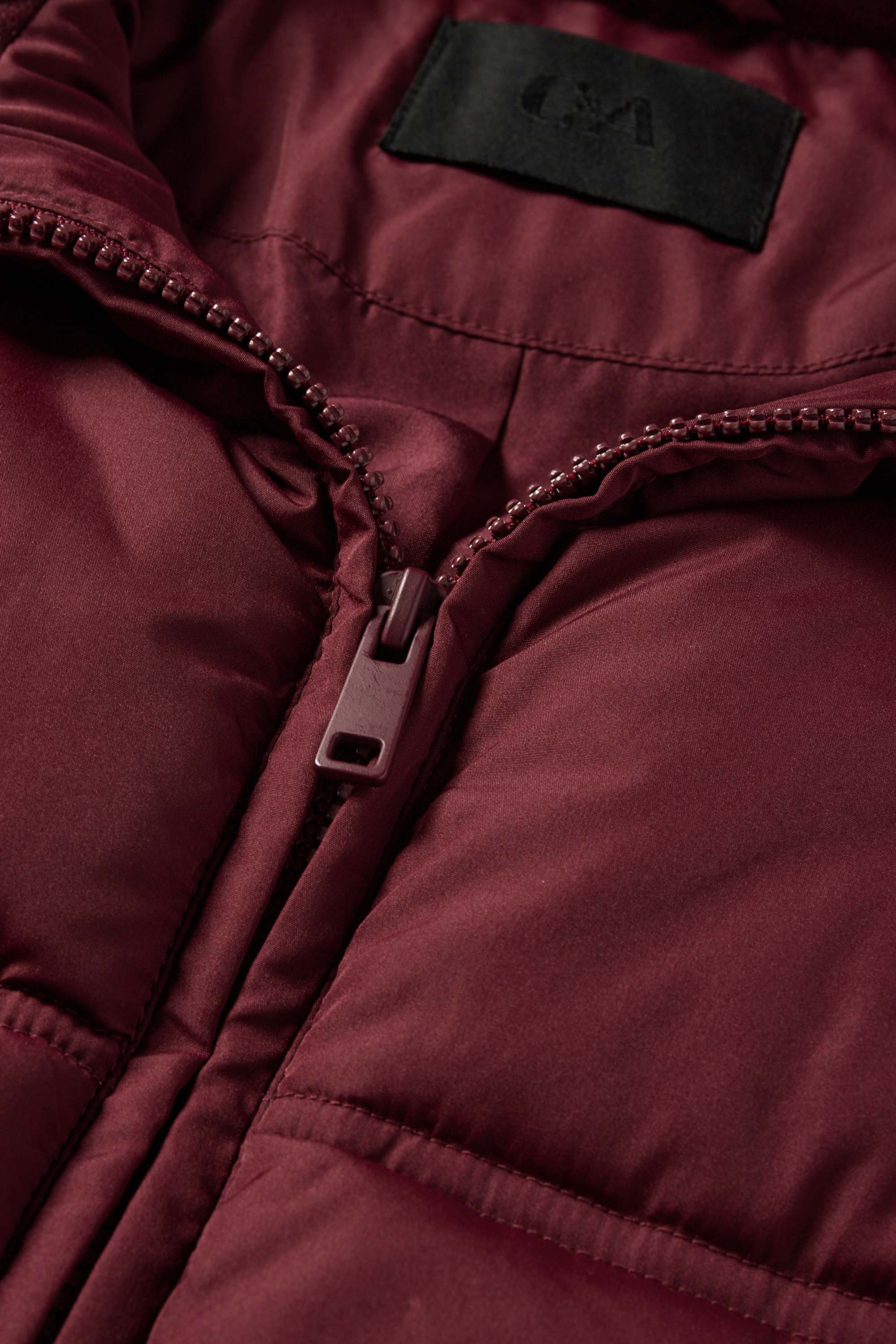 Quilted jacket bordeaux