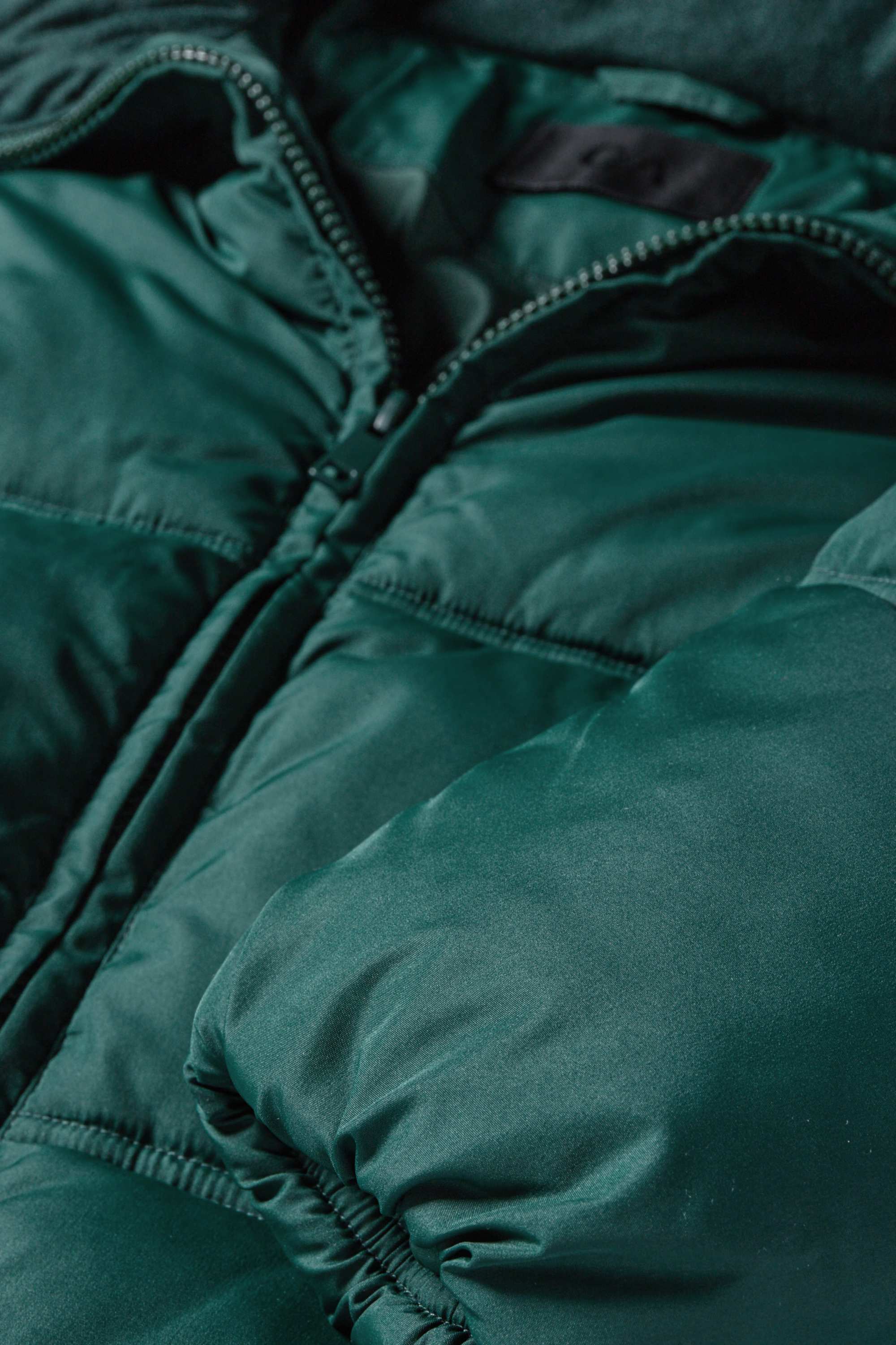 Quilted jacket dark green