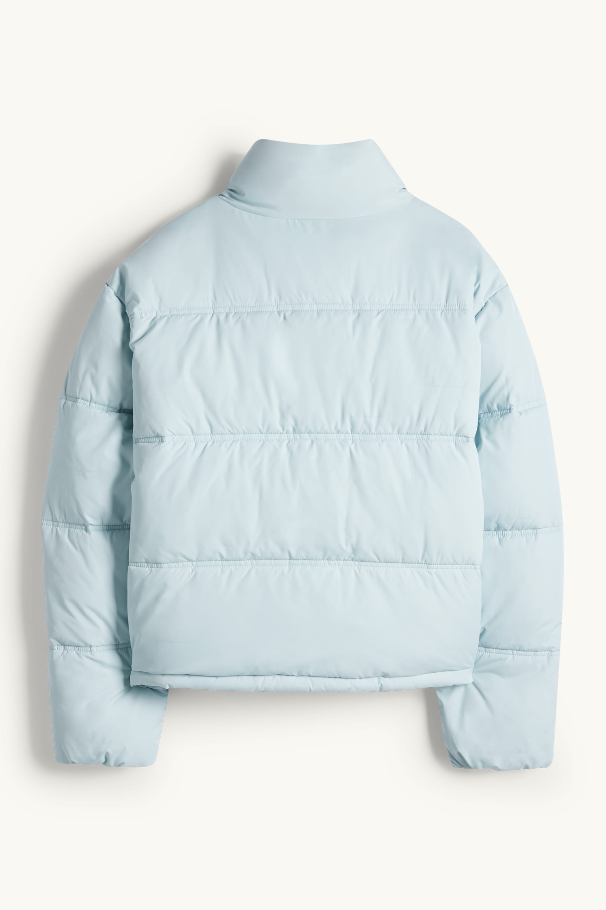 Quilted jacket light turquoise