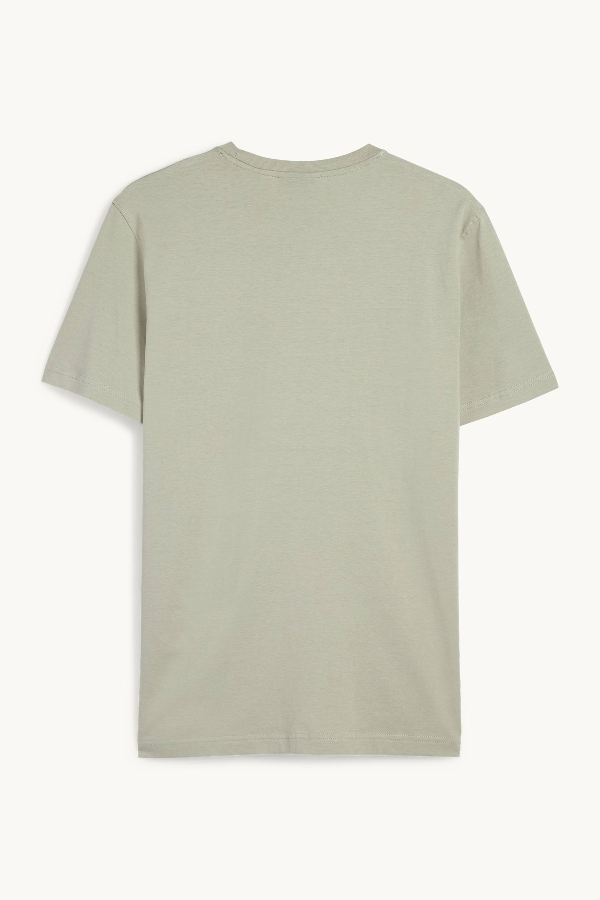 T-shirt - regular fit light green (1)