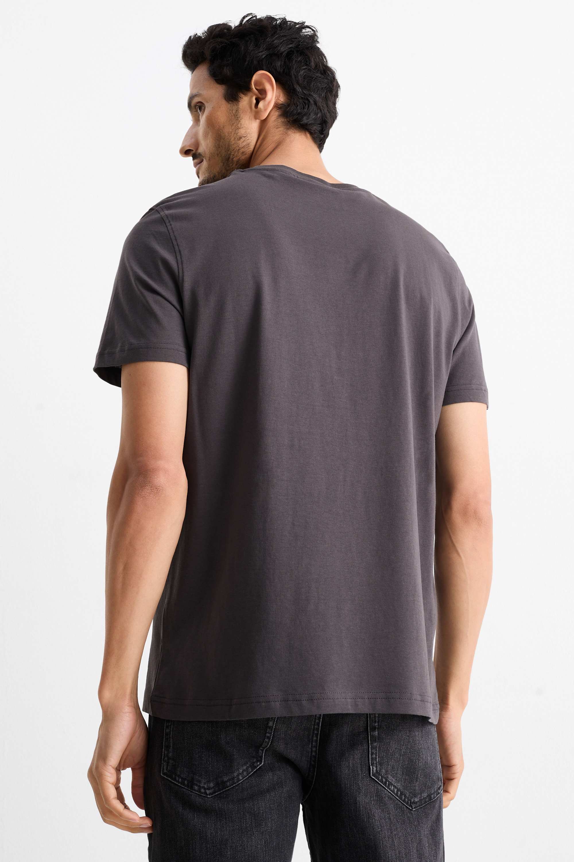 T-shirt - regular fit dark gray