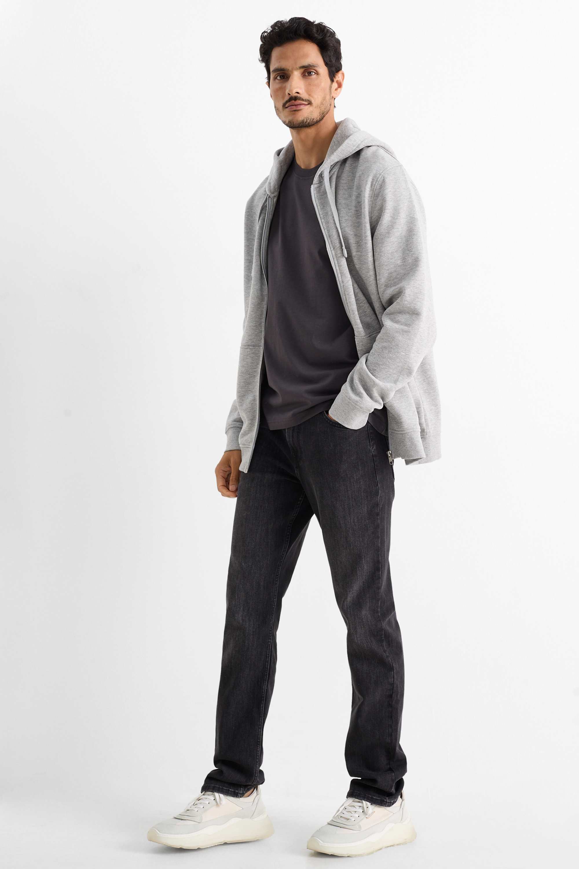 T-shirt - regular fit dark gray