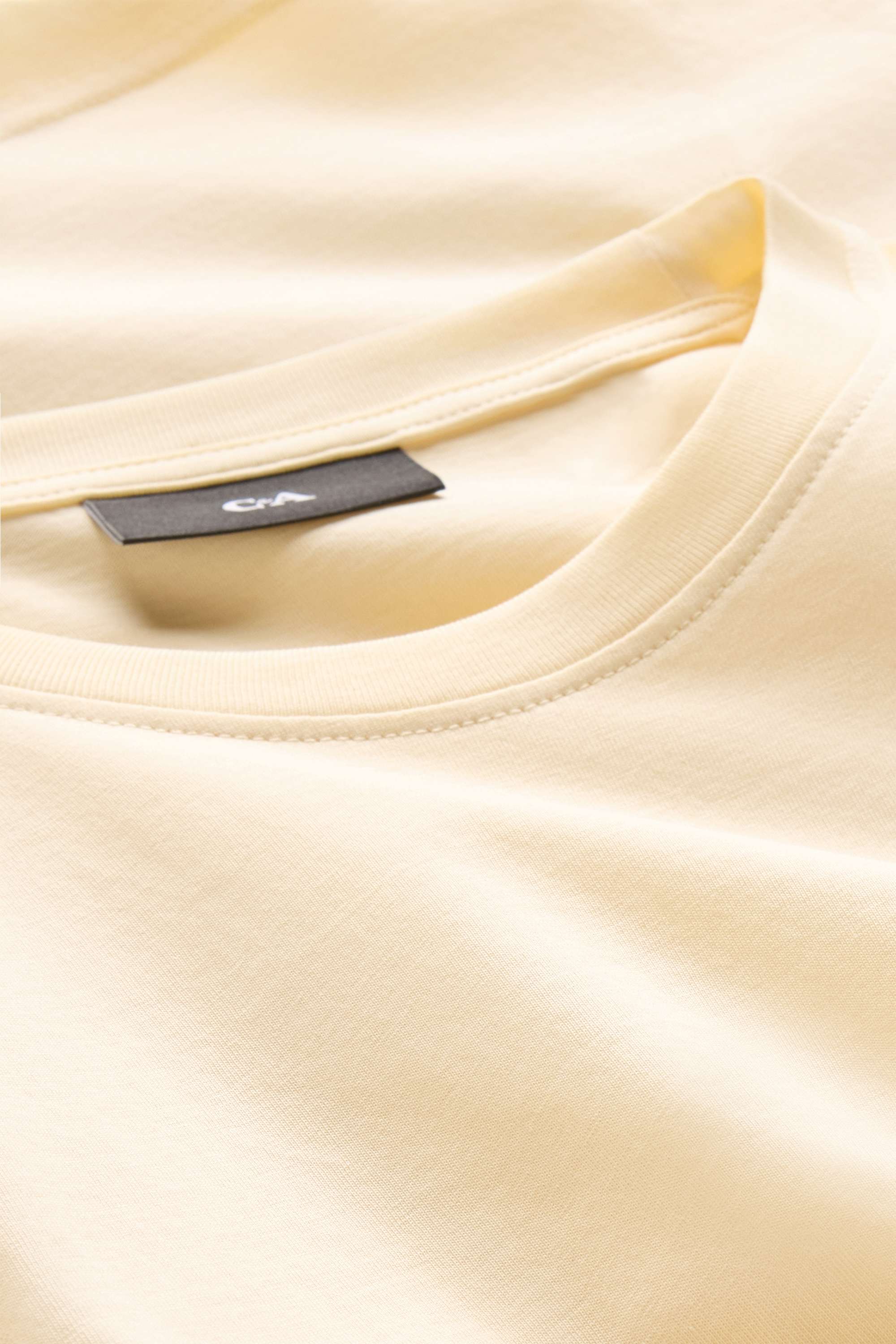 T-shirt - regular fit creme