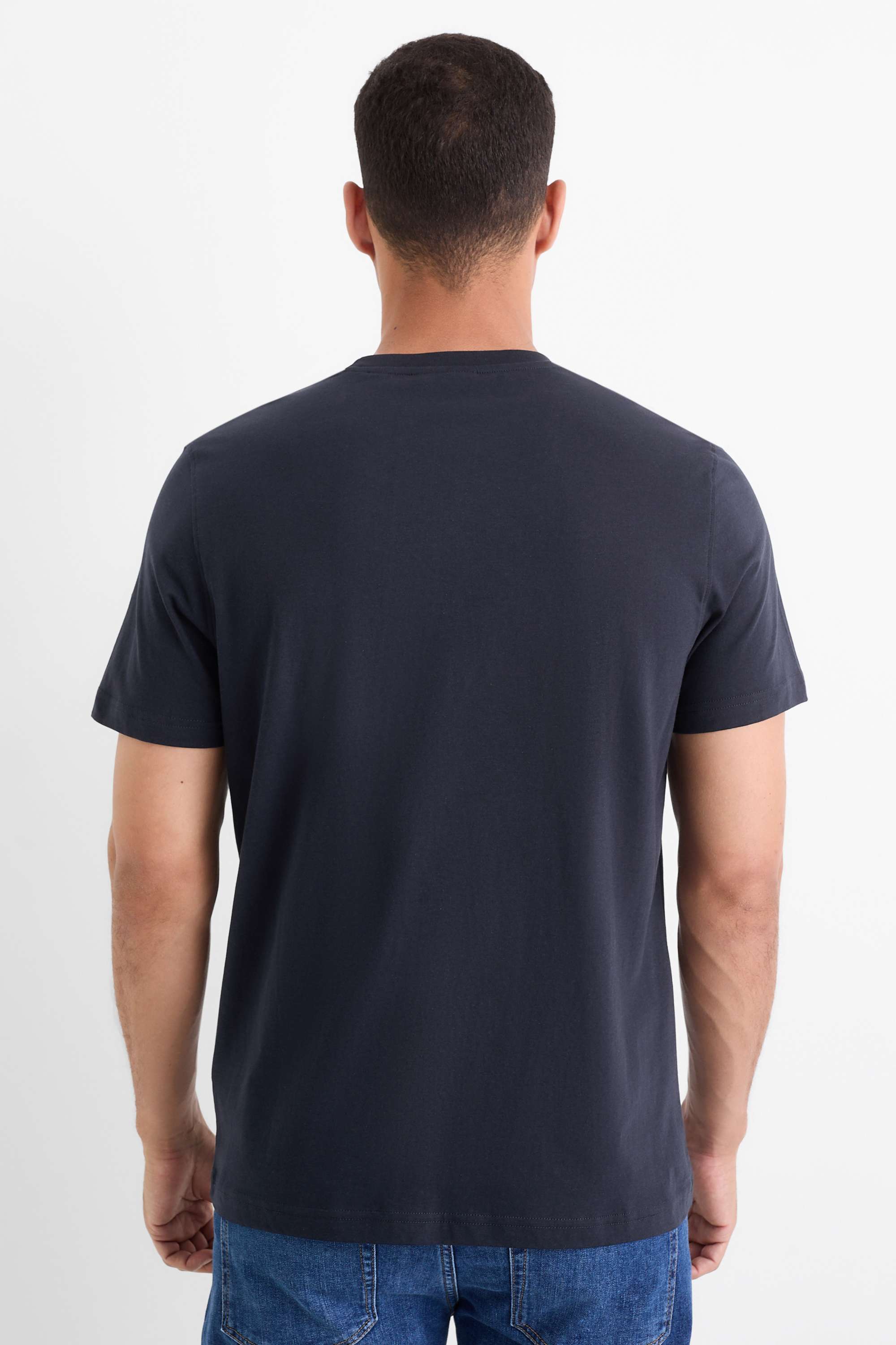 T-shirt - regular fit dark blue