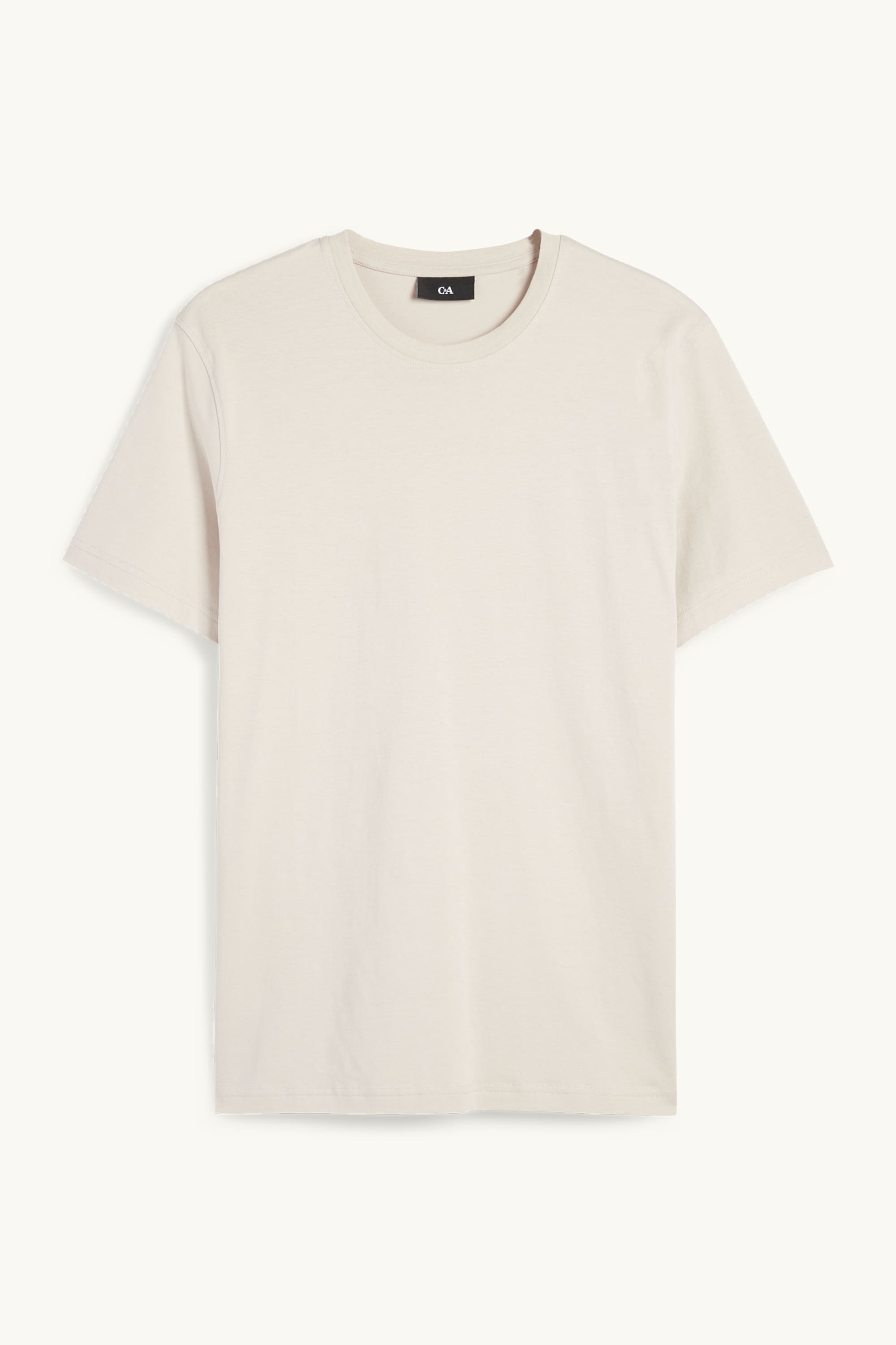T-shirt - regular fit beige (6)