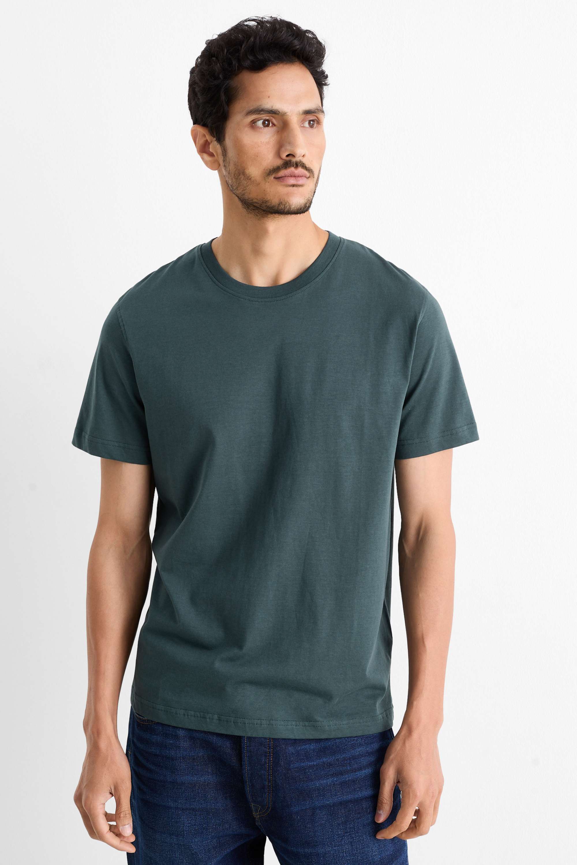 T-shirt - regular fit dark green