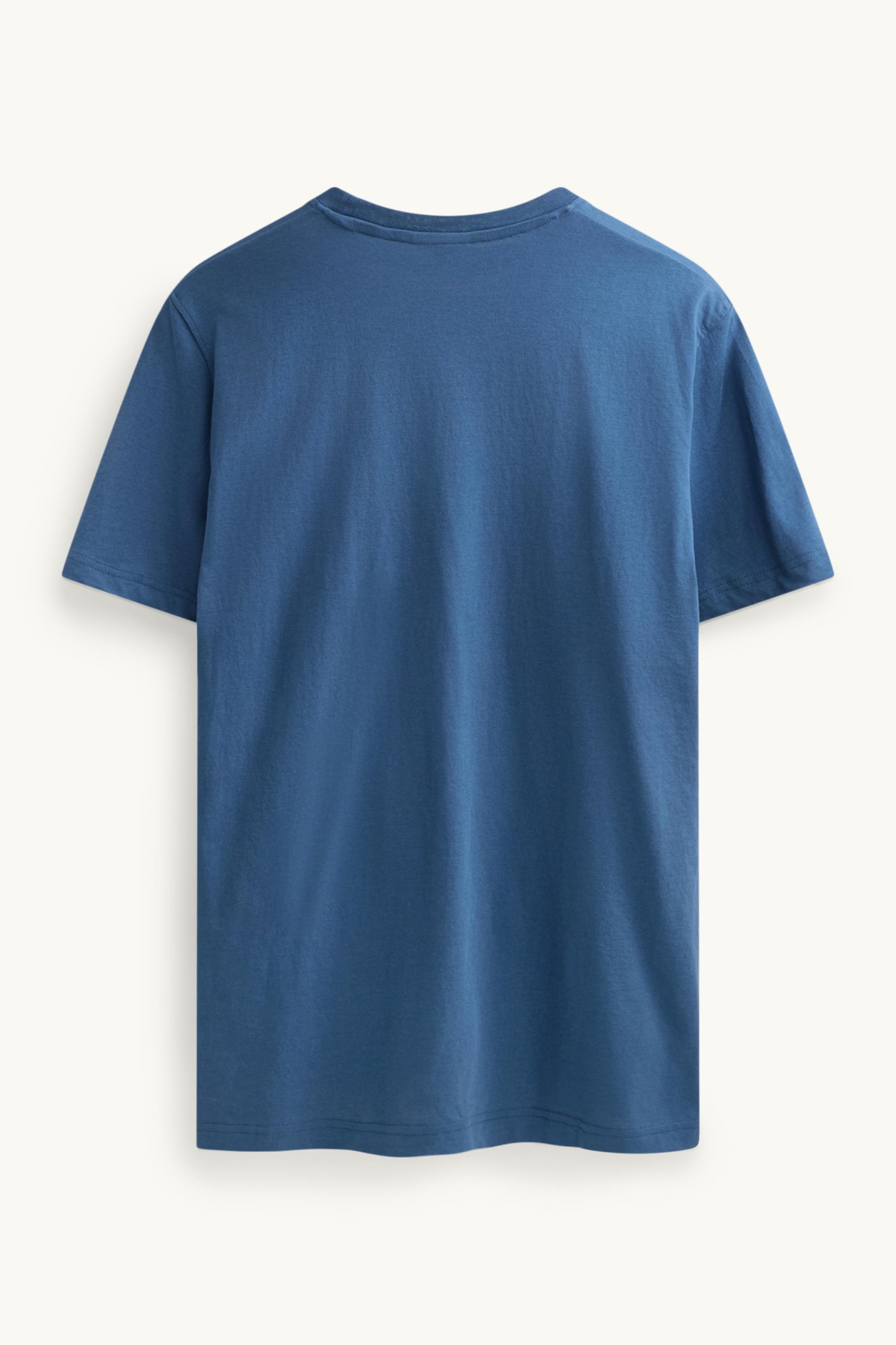 T-shirt - regular fit blue (8)