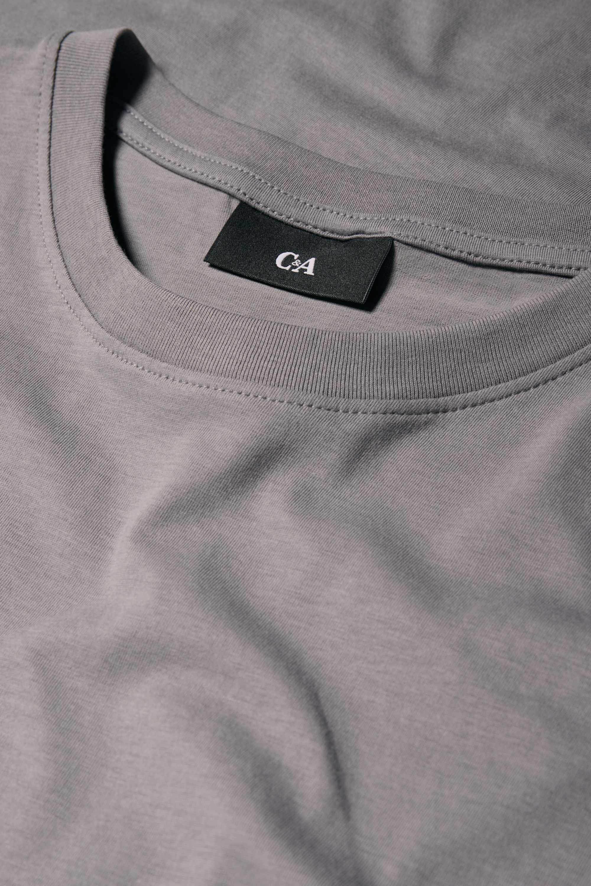 T-shirt - regular fit gray