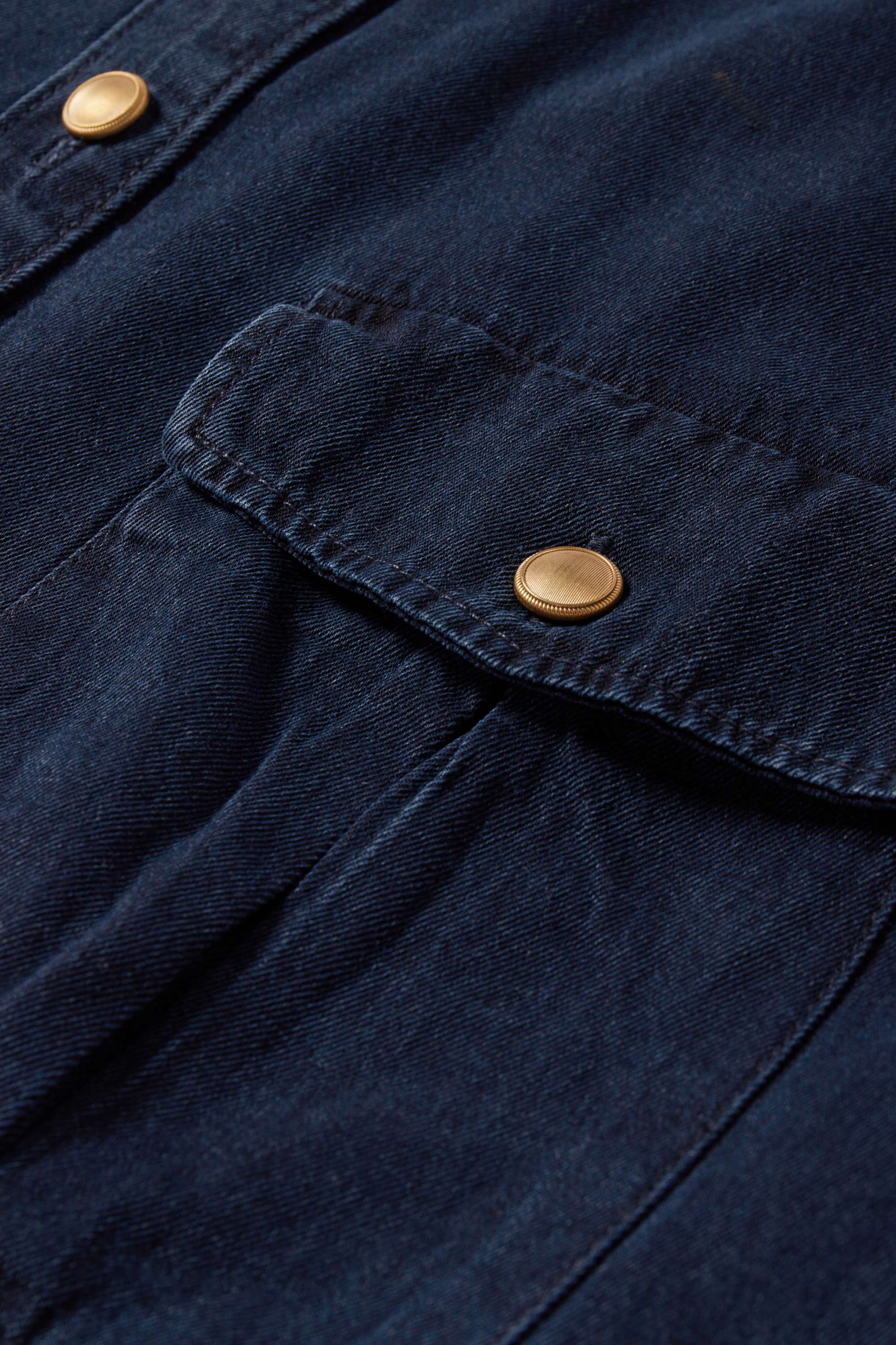 Denim blouse denim-dark blue