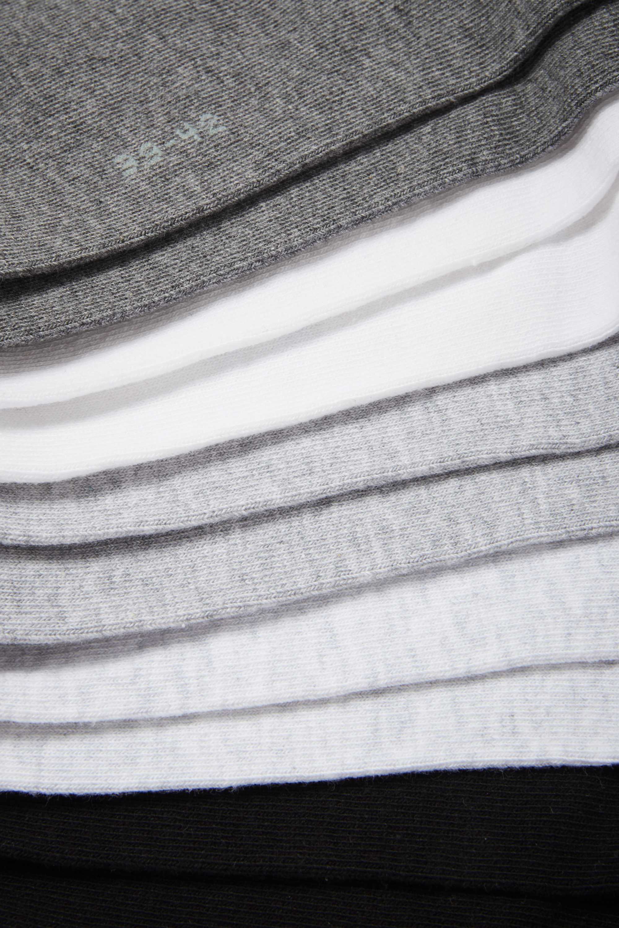 Multipack of 5 - trainer socks light gray