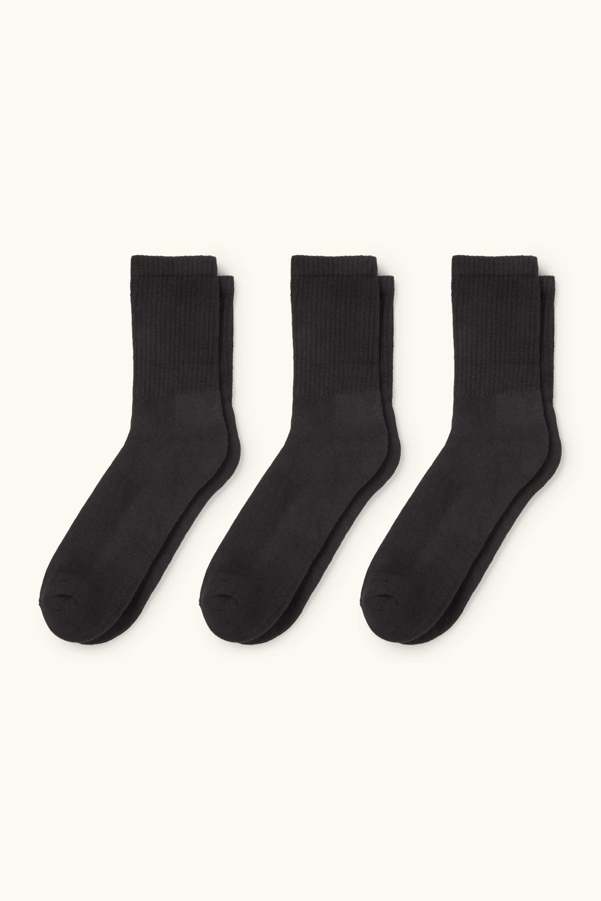 Multipack of 3 - tennis socks black