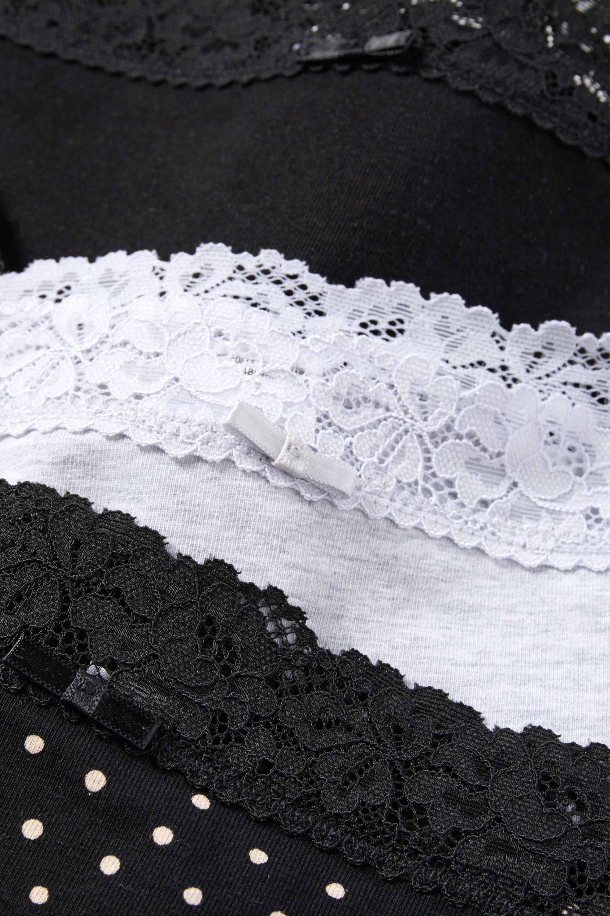 Multipack of 3 - knickers black