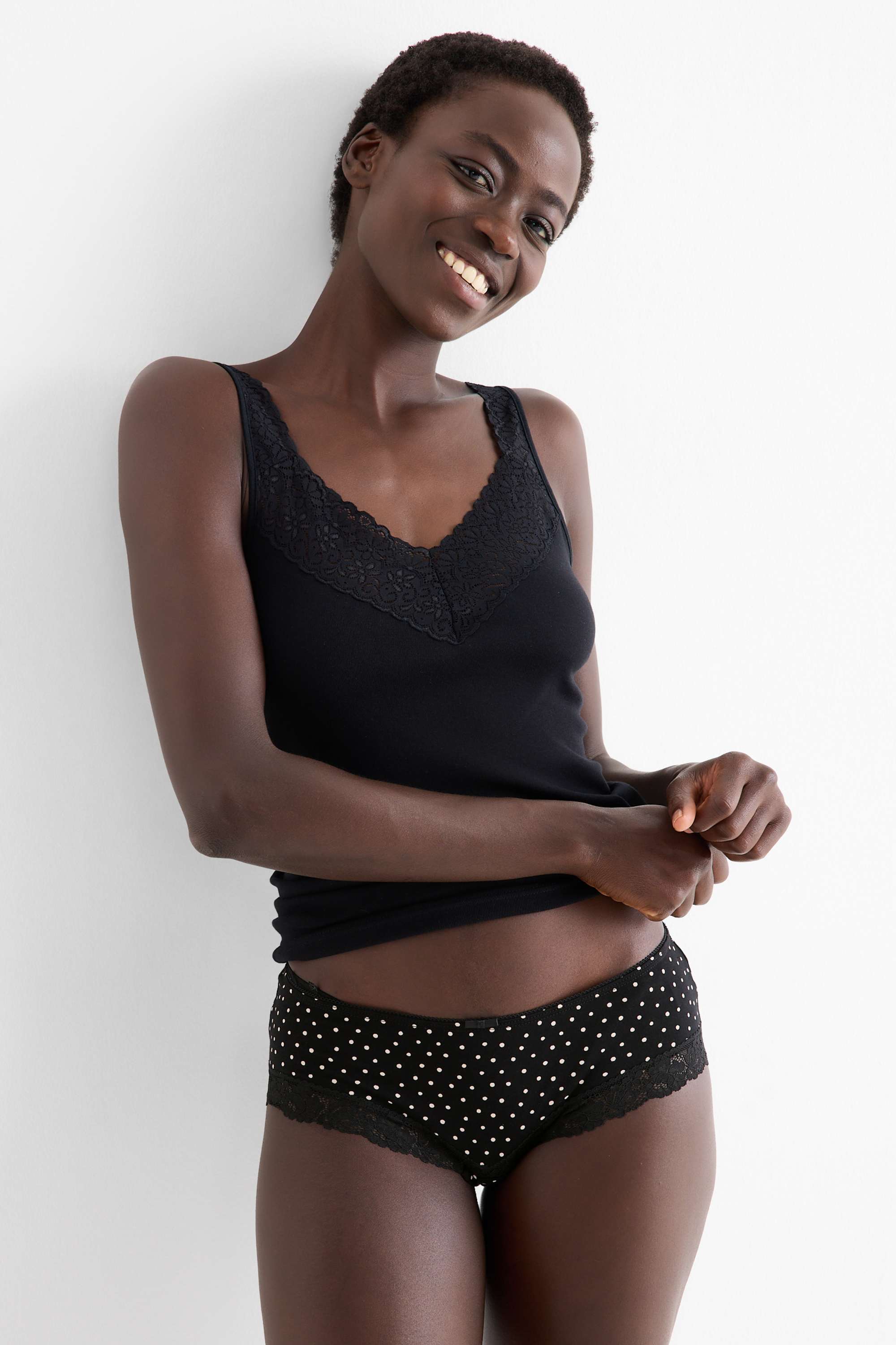 Multipack of 3 - knickers black