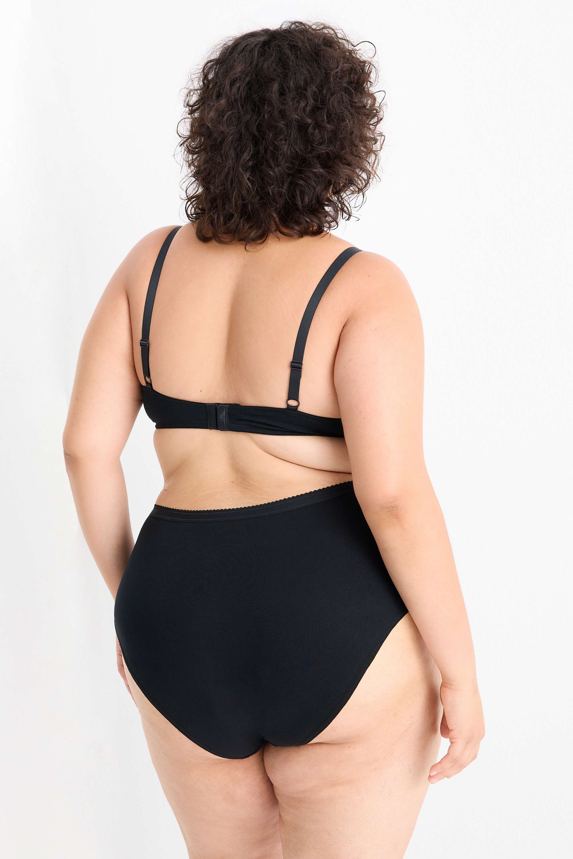 Multipack of 2 - non-wired bra black / rose