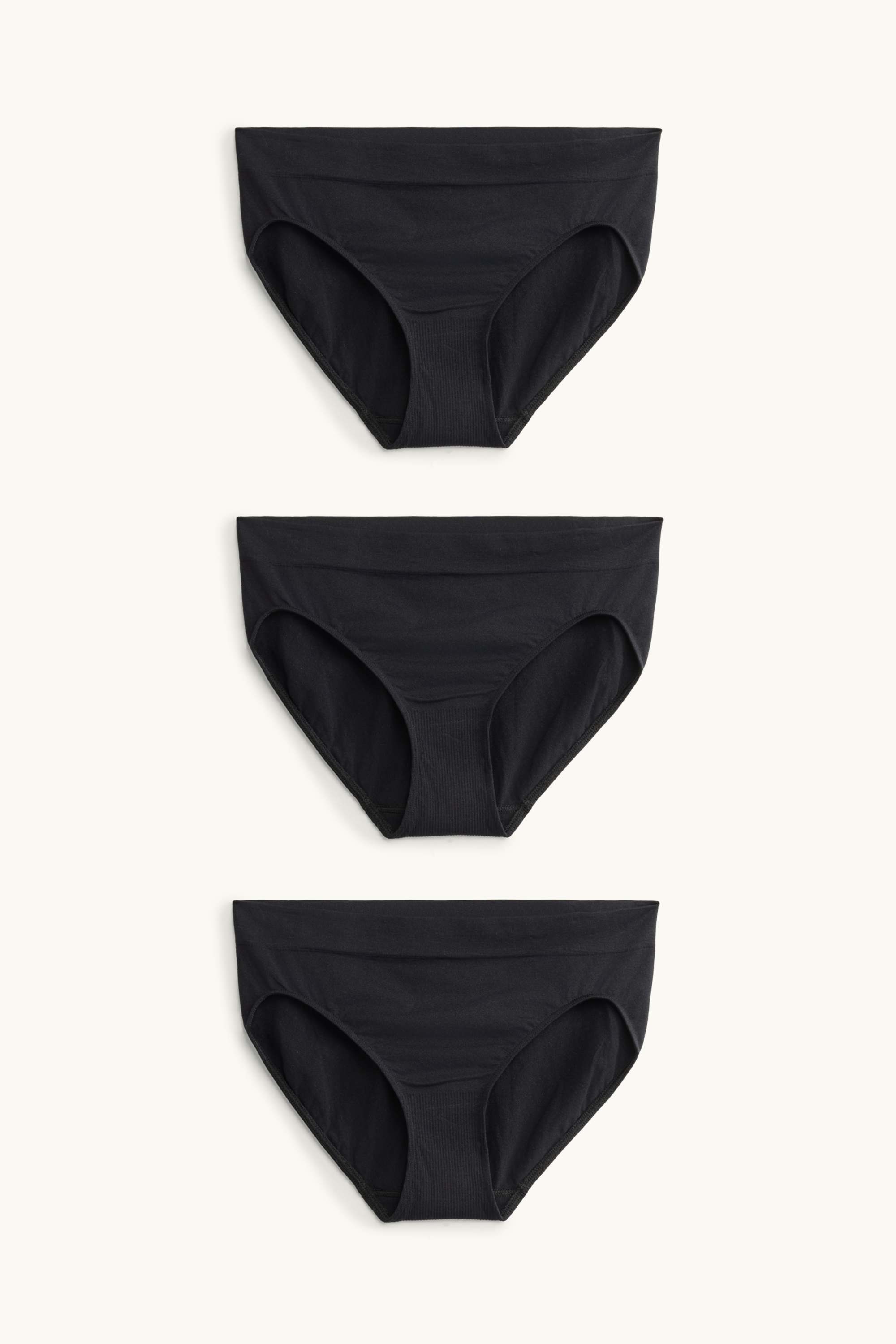 Multipack of 3 - briefs - seamless black