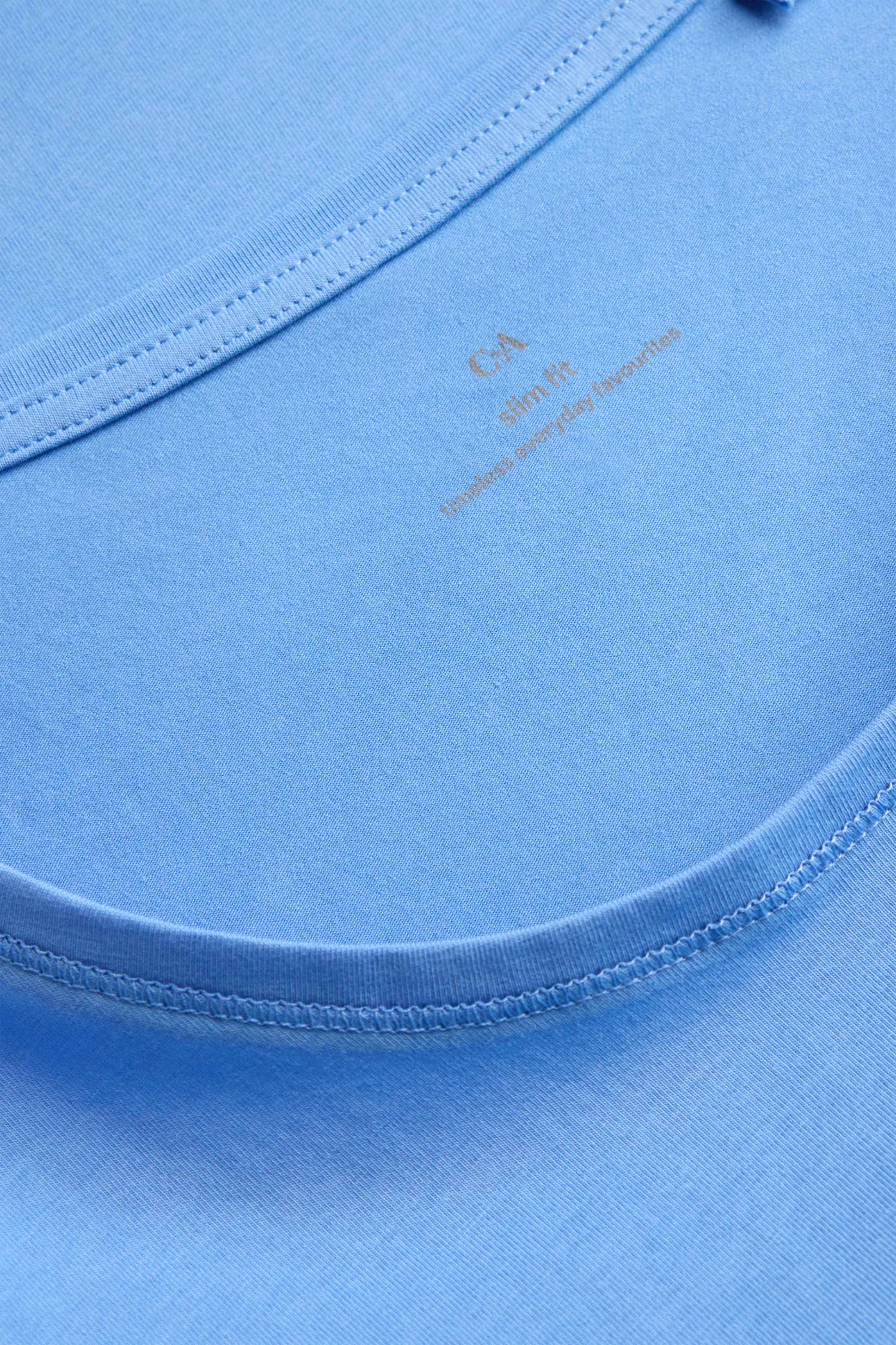 T-shirt - slim fit blue