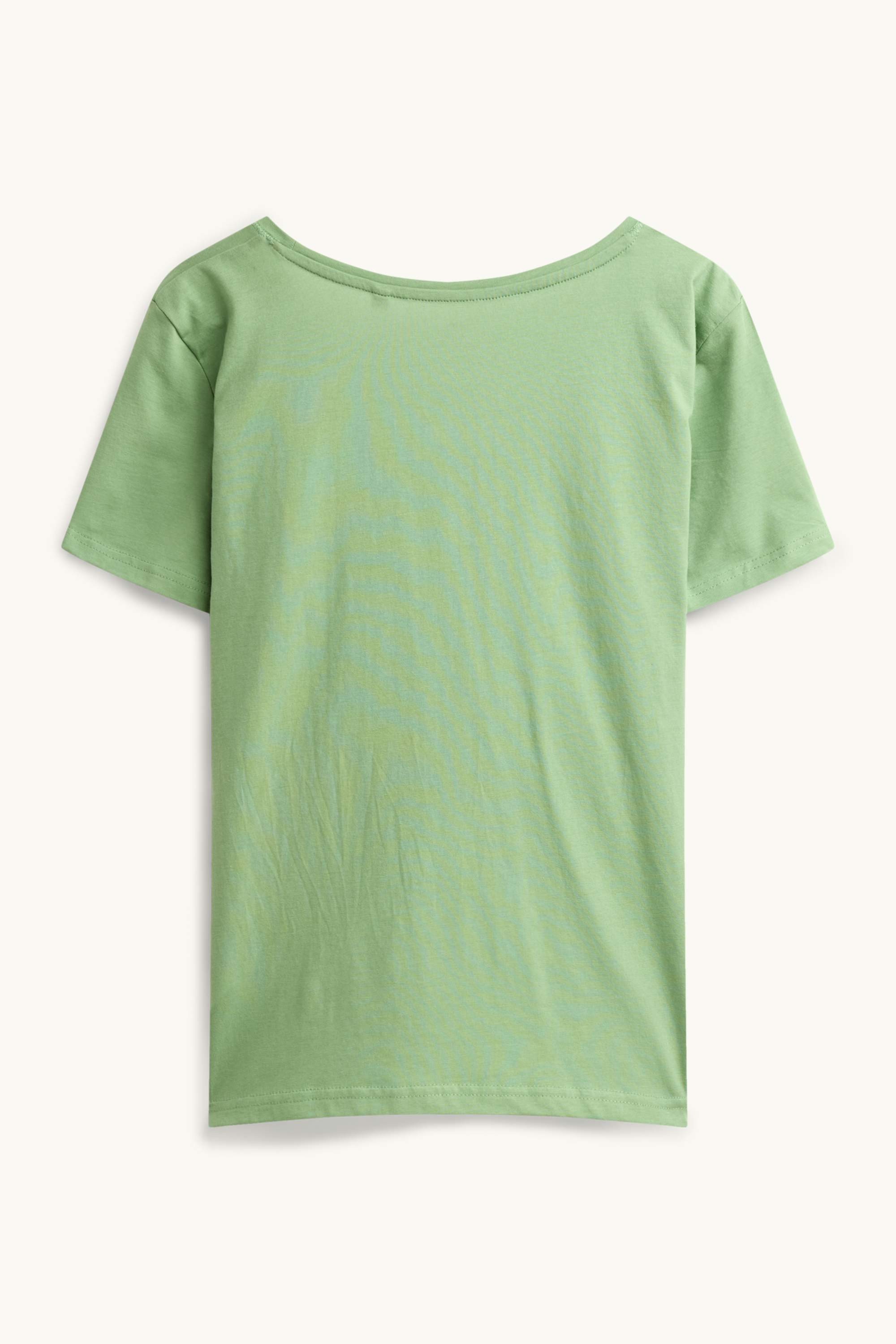 V-neck T-shirt - slim fit green