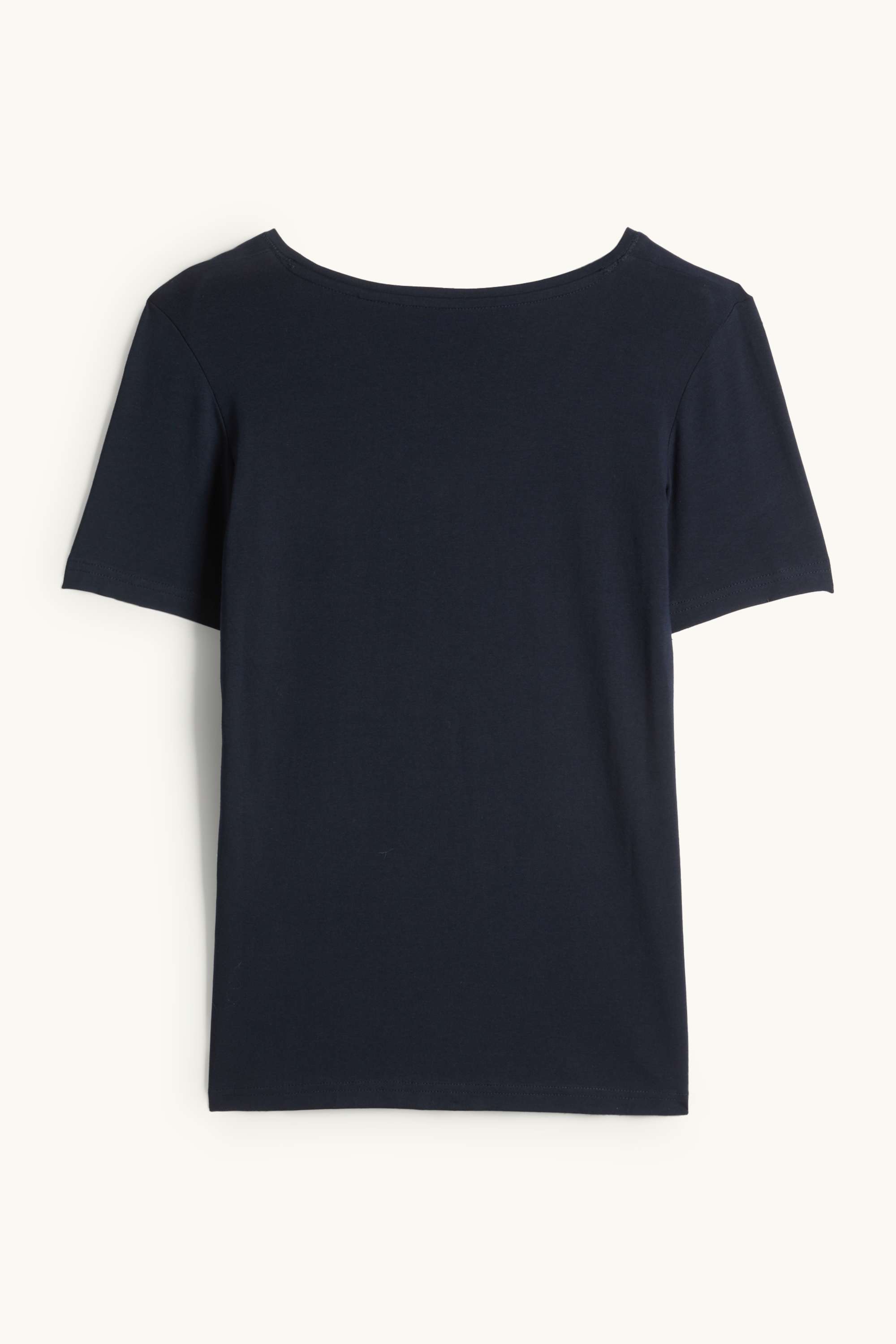 V-neck T-shirt - slim fit dark blue