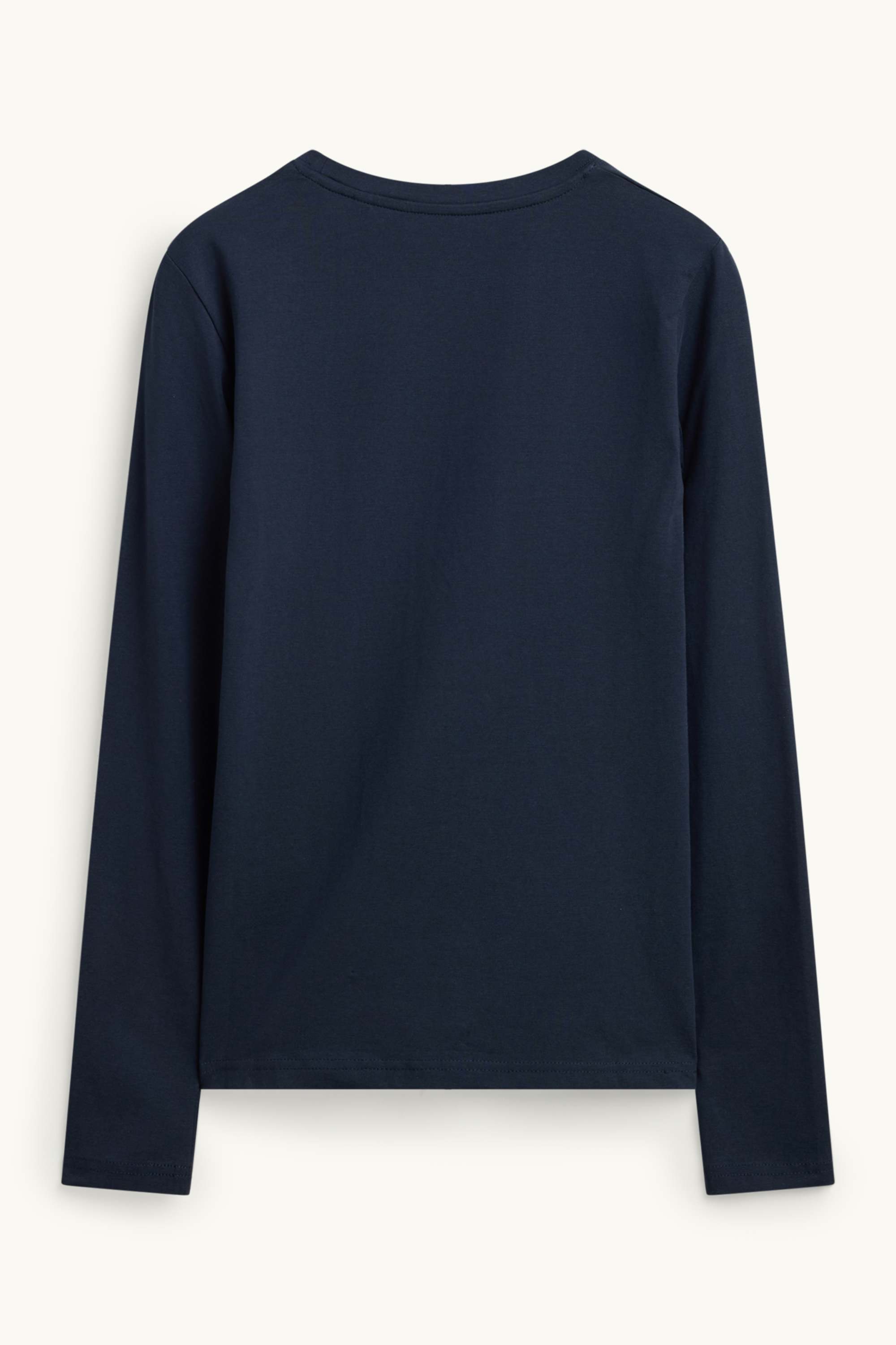 Long sleeve top - slim fit dark blue (18)