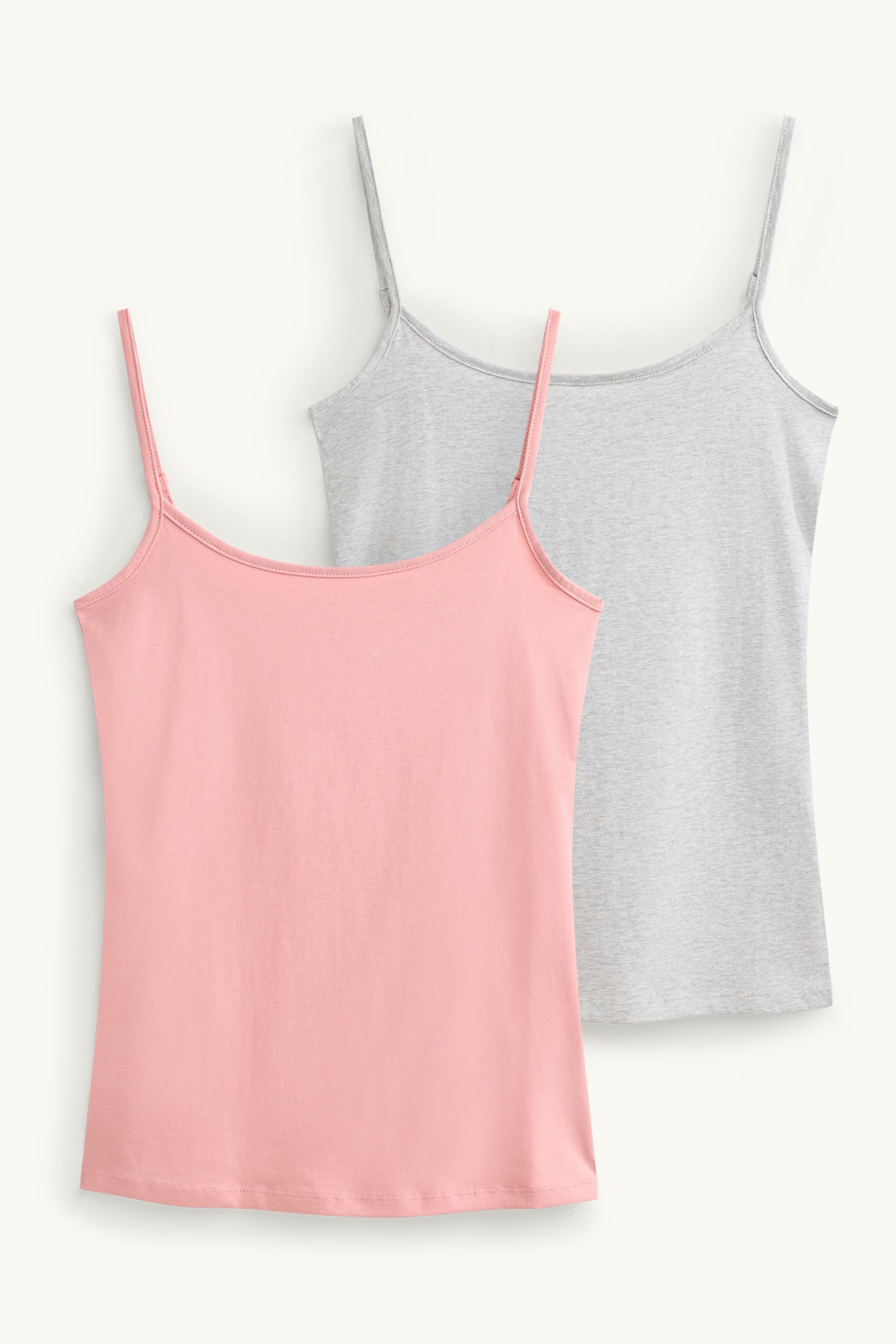 Multipack of 2 - top white / rose (17)