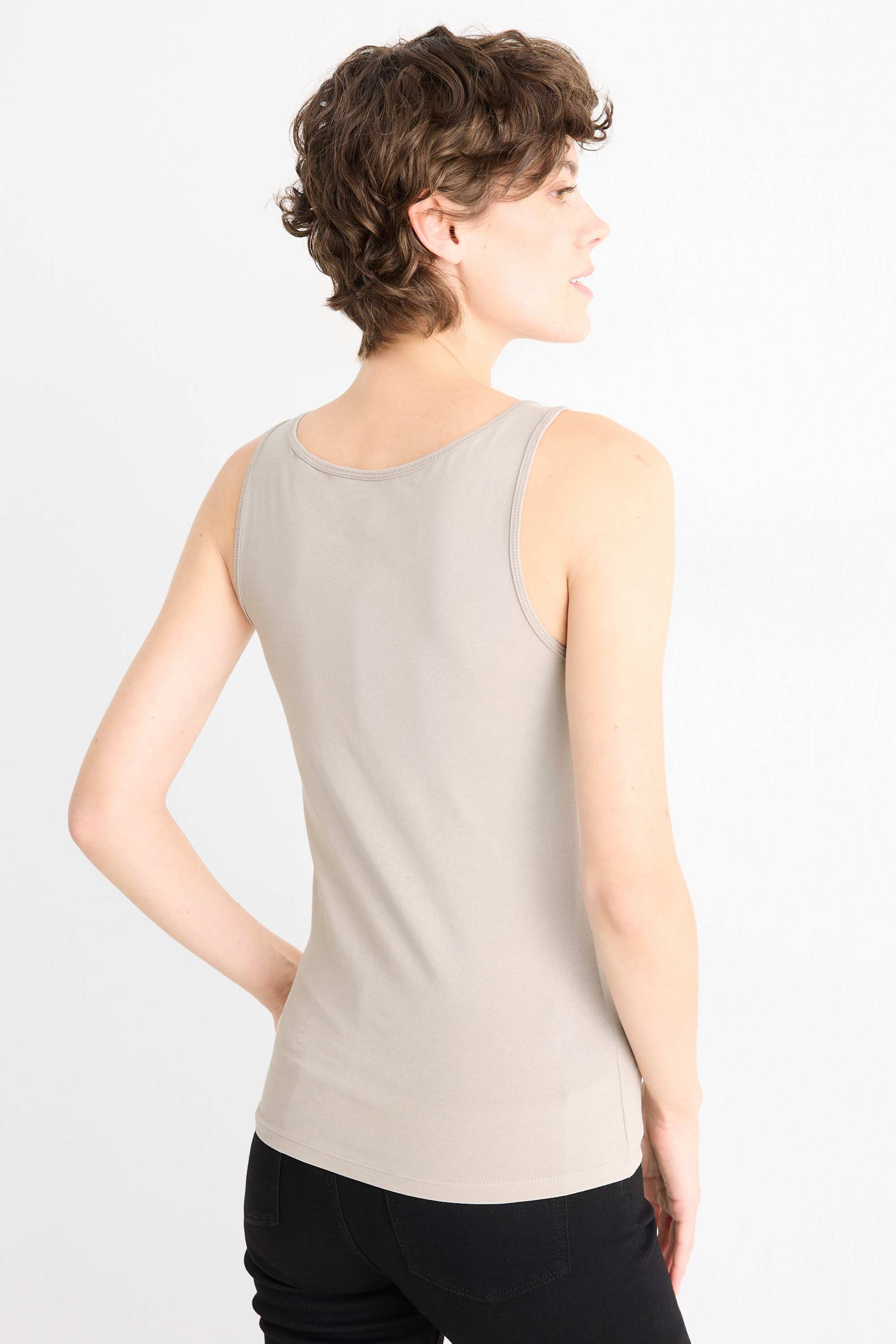 Multipack of 2 - top gray / black