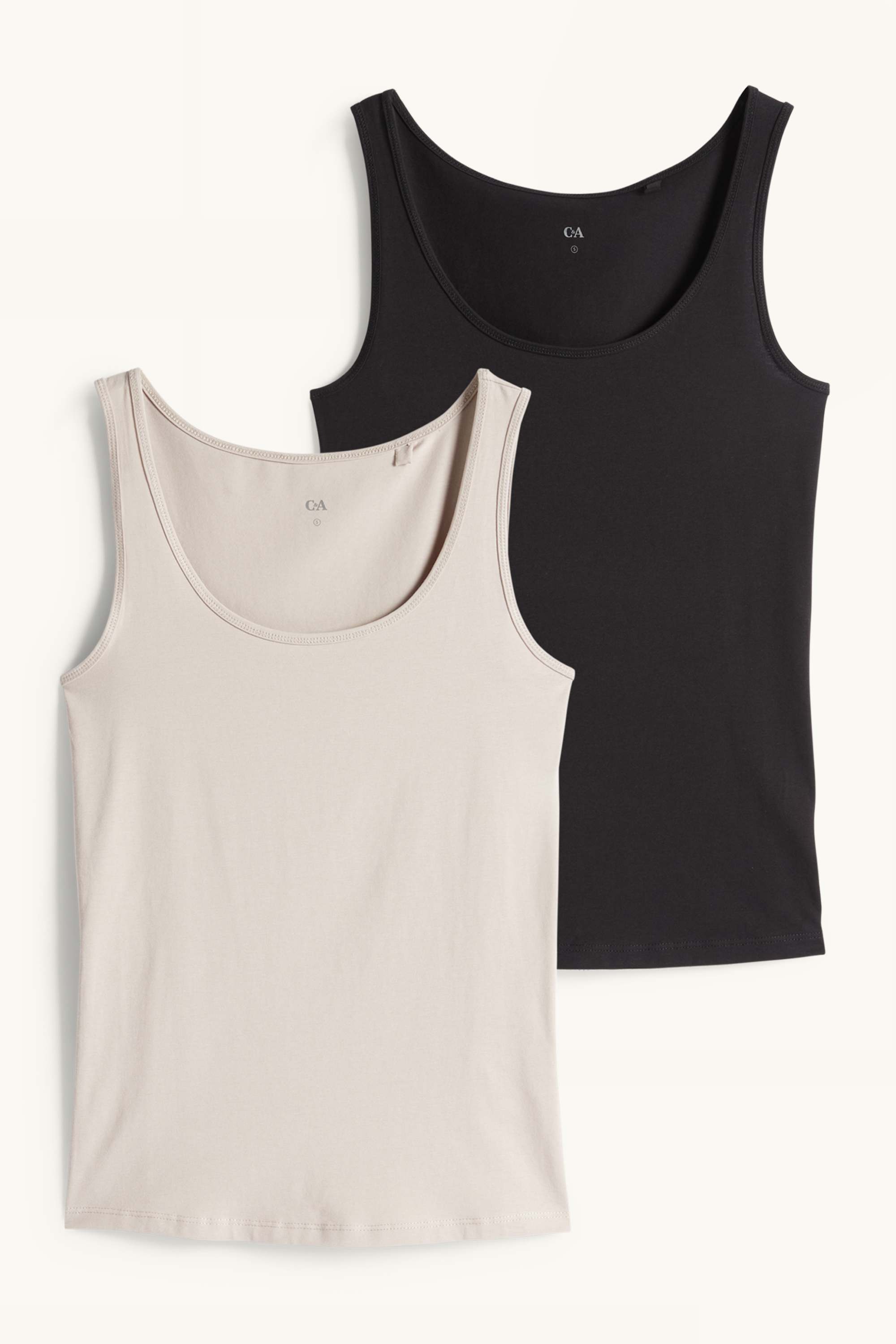 Multipack of 2 - top gray / black