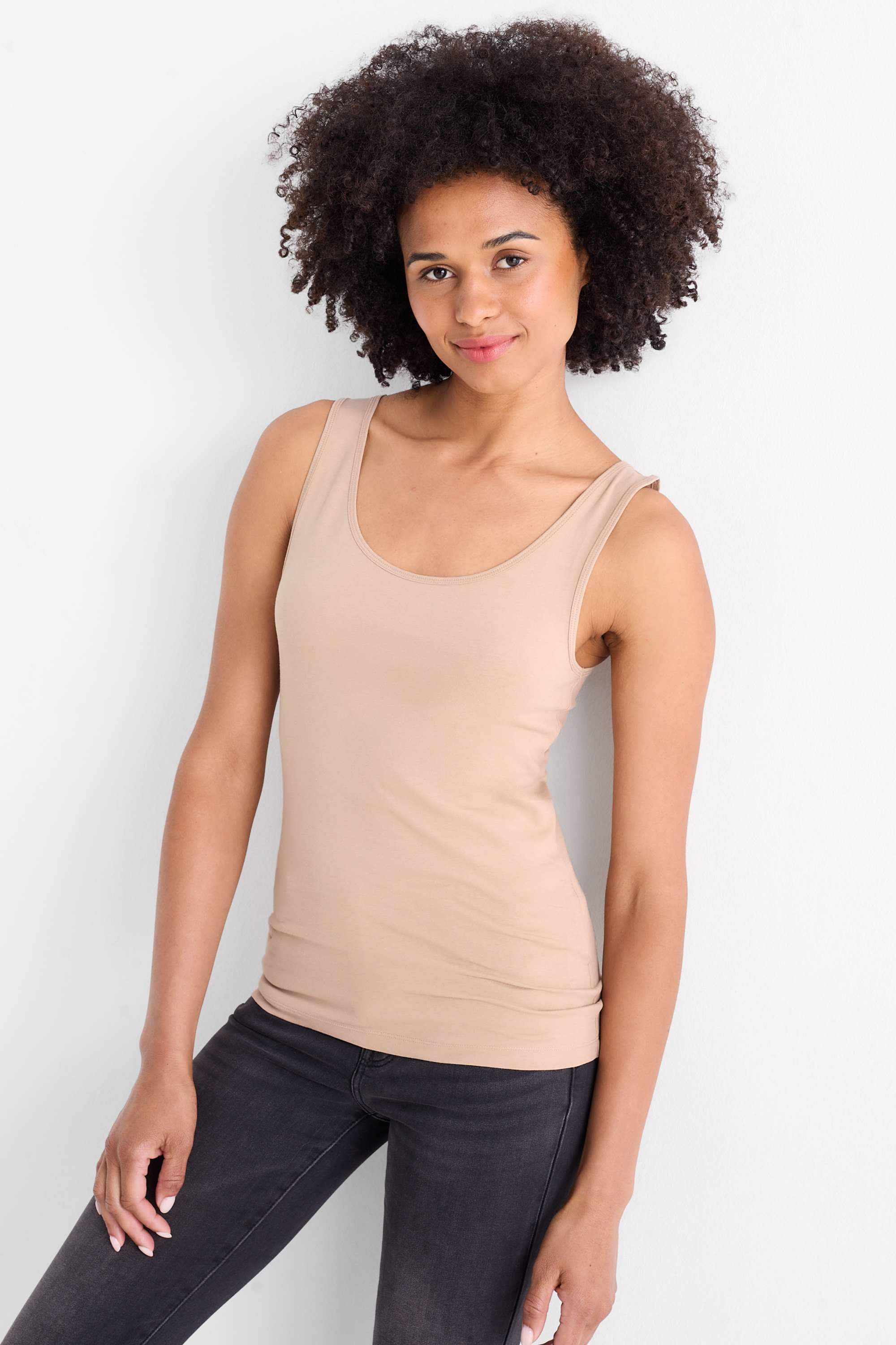 Multipack of 2 - top beige / blue