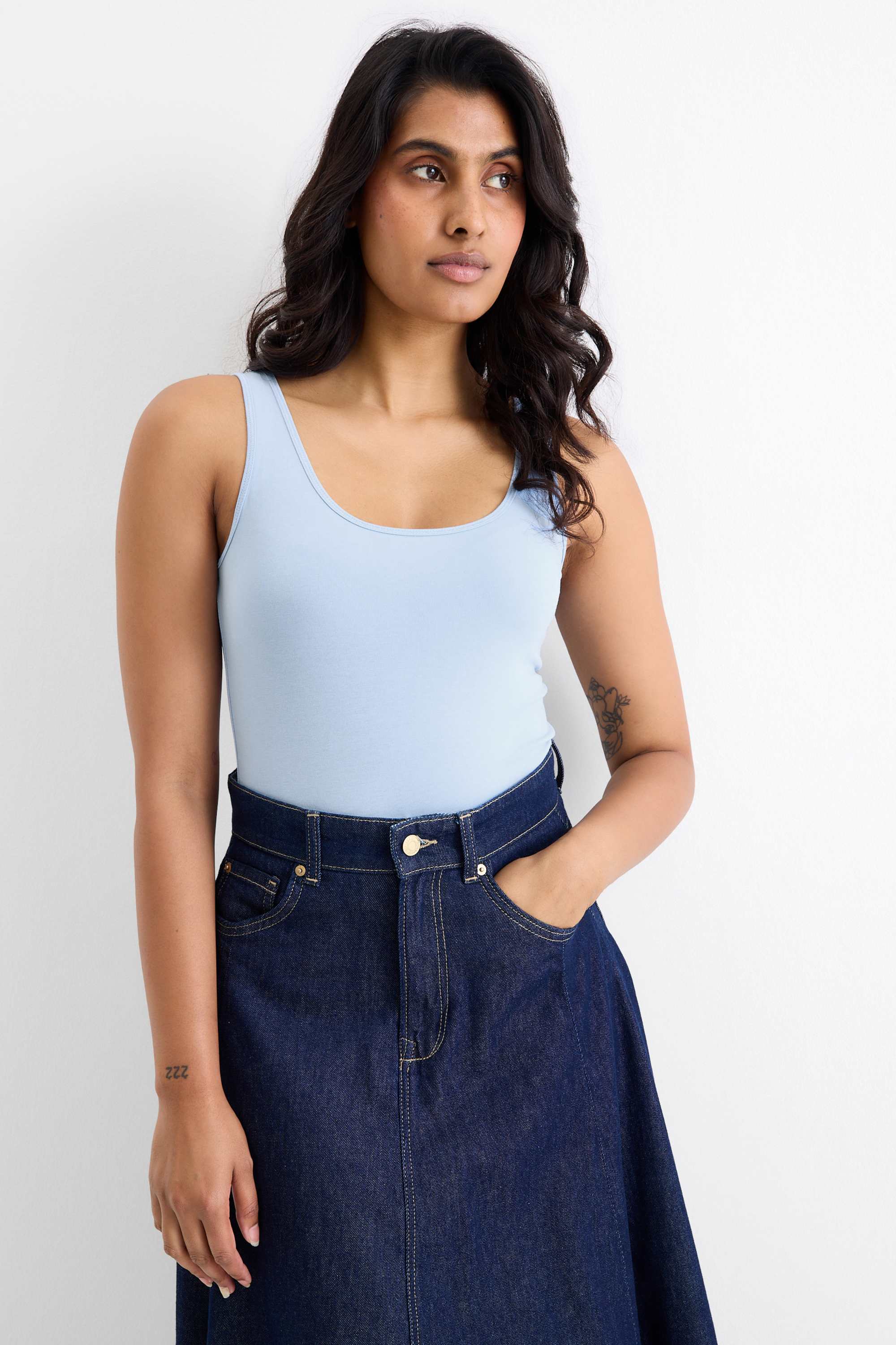 Multipack of 2 - top light blue
