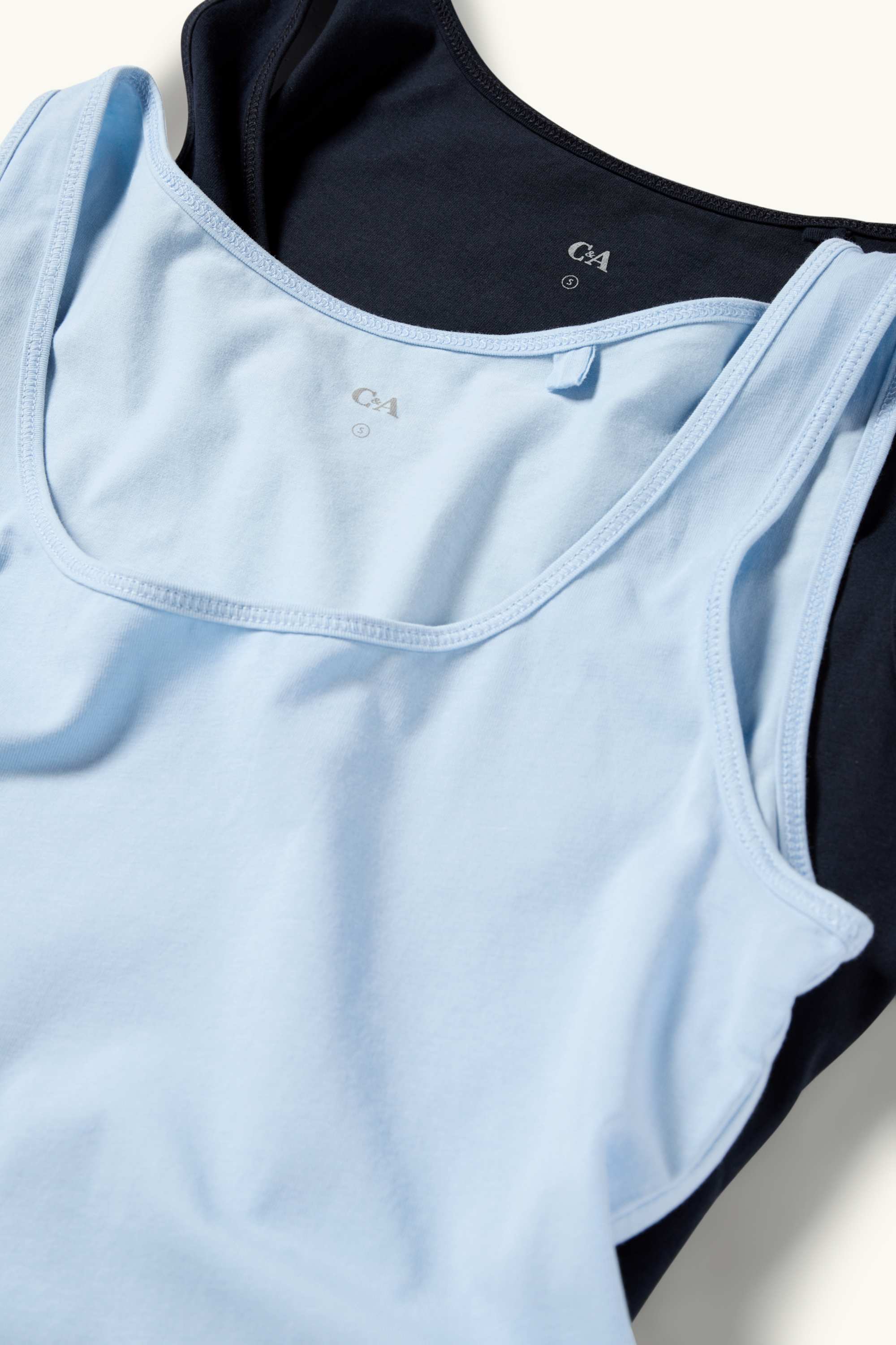 Multipack of 2 - top light blue