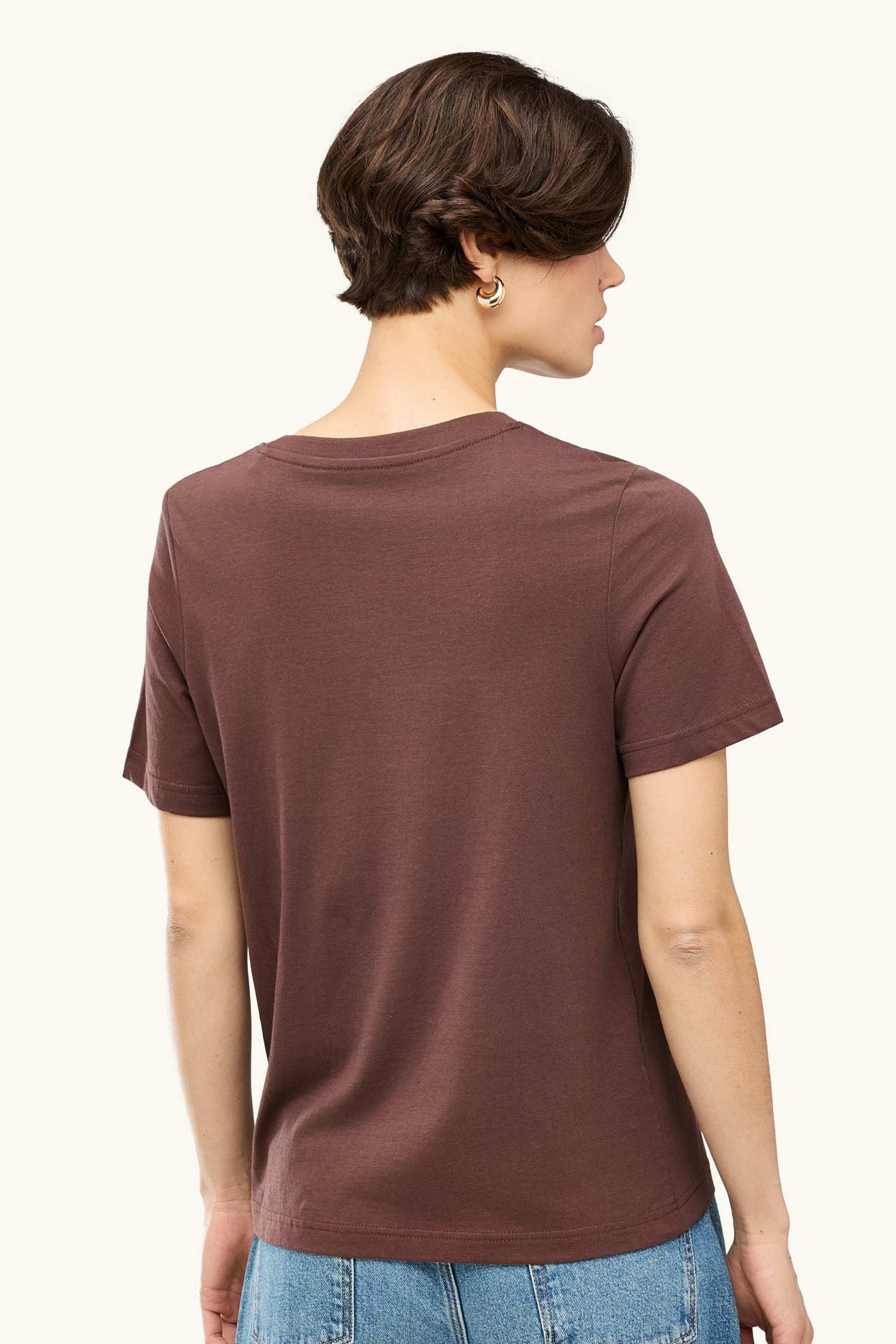 T-shirt - regular fit brown