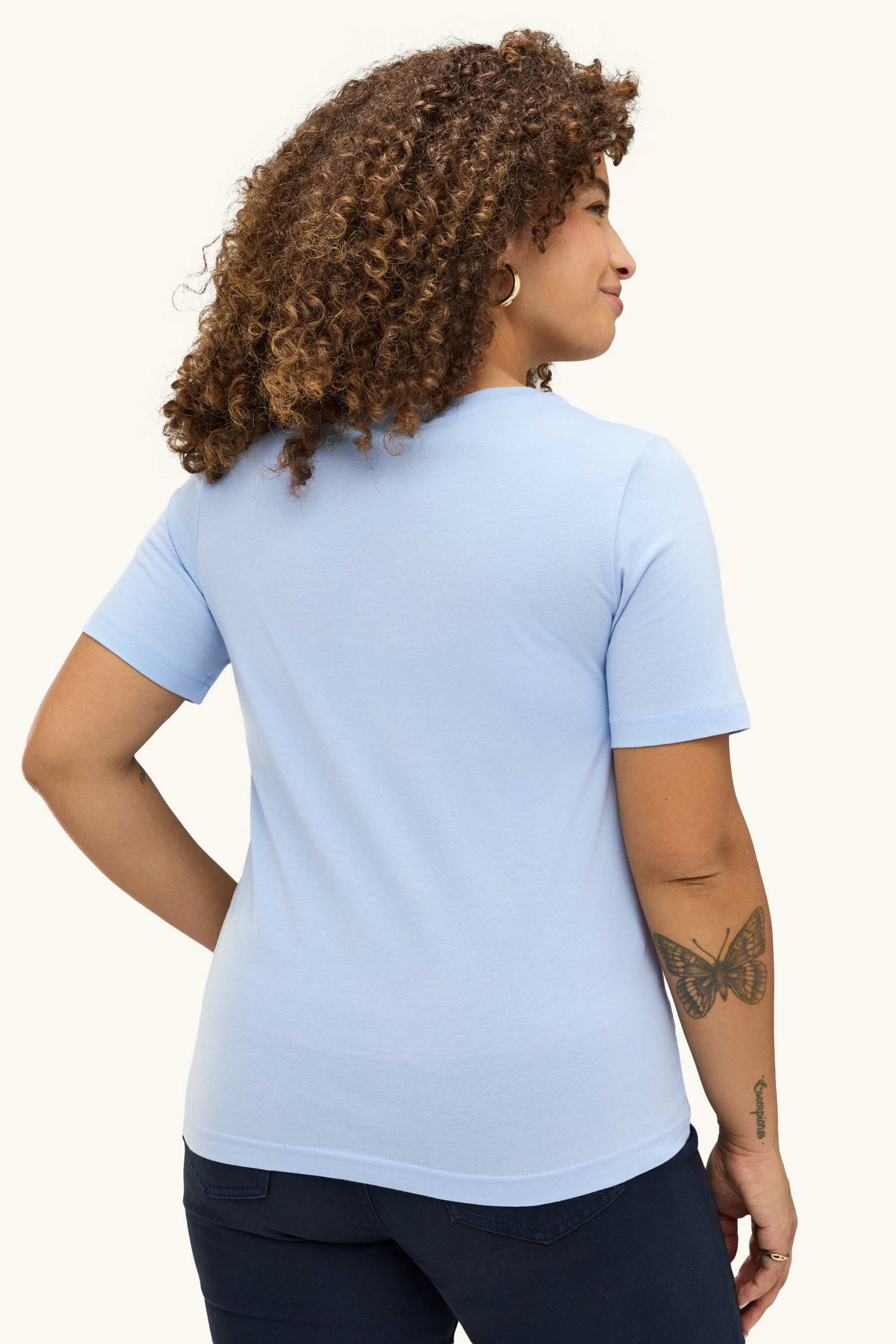 T-shirt - regular fit light blue