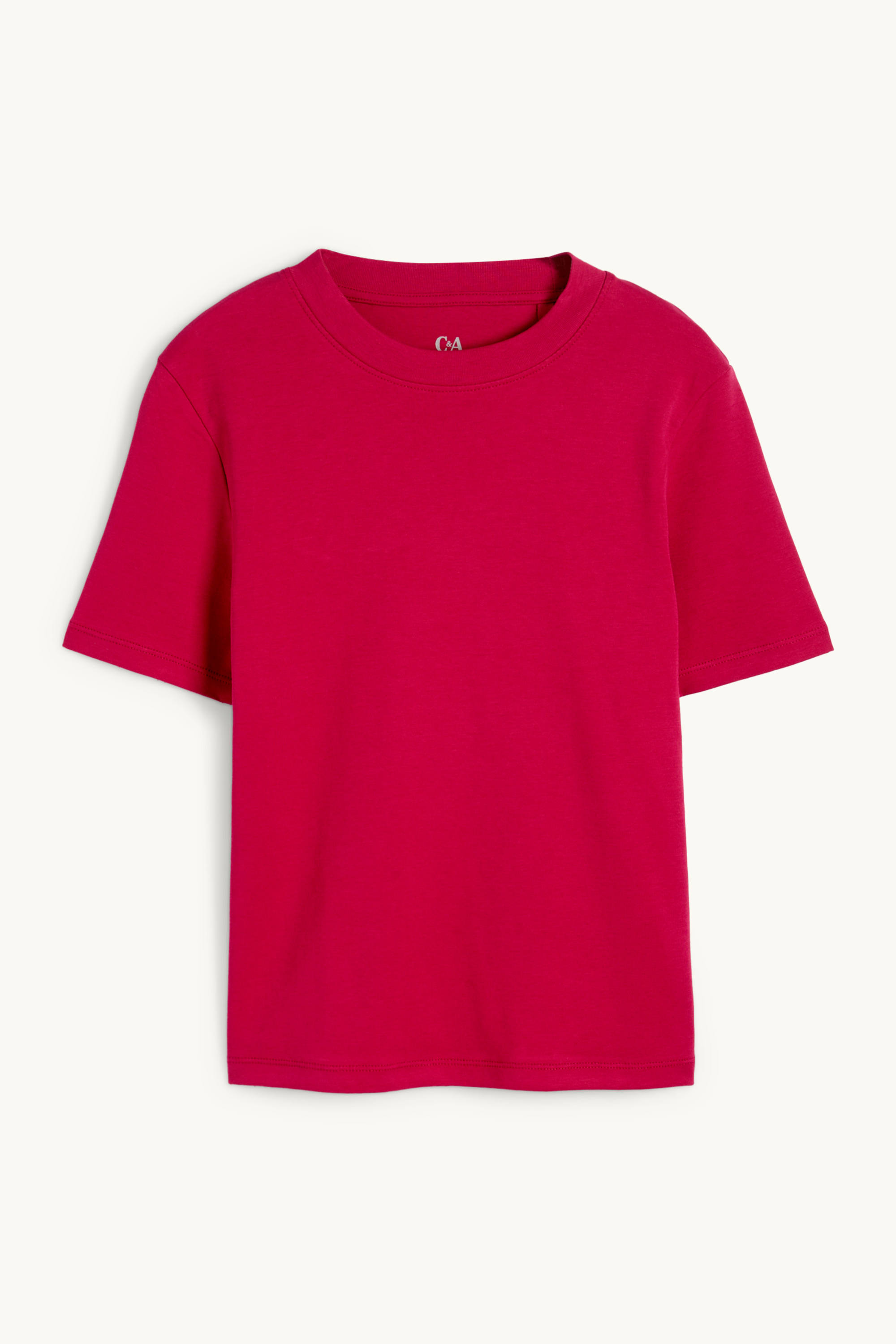 T-shirt - slim fit dark red