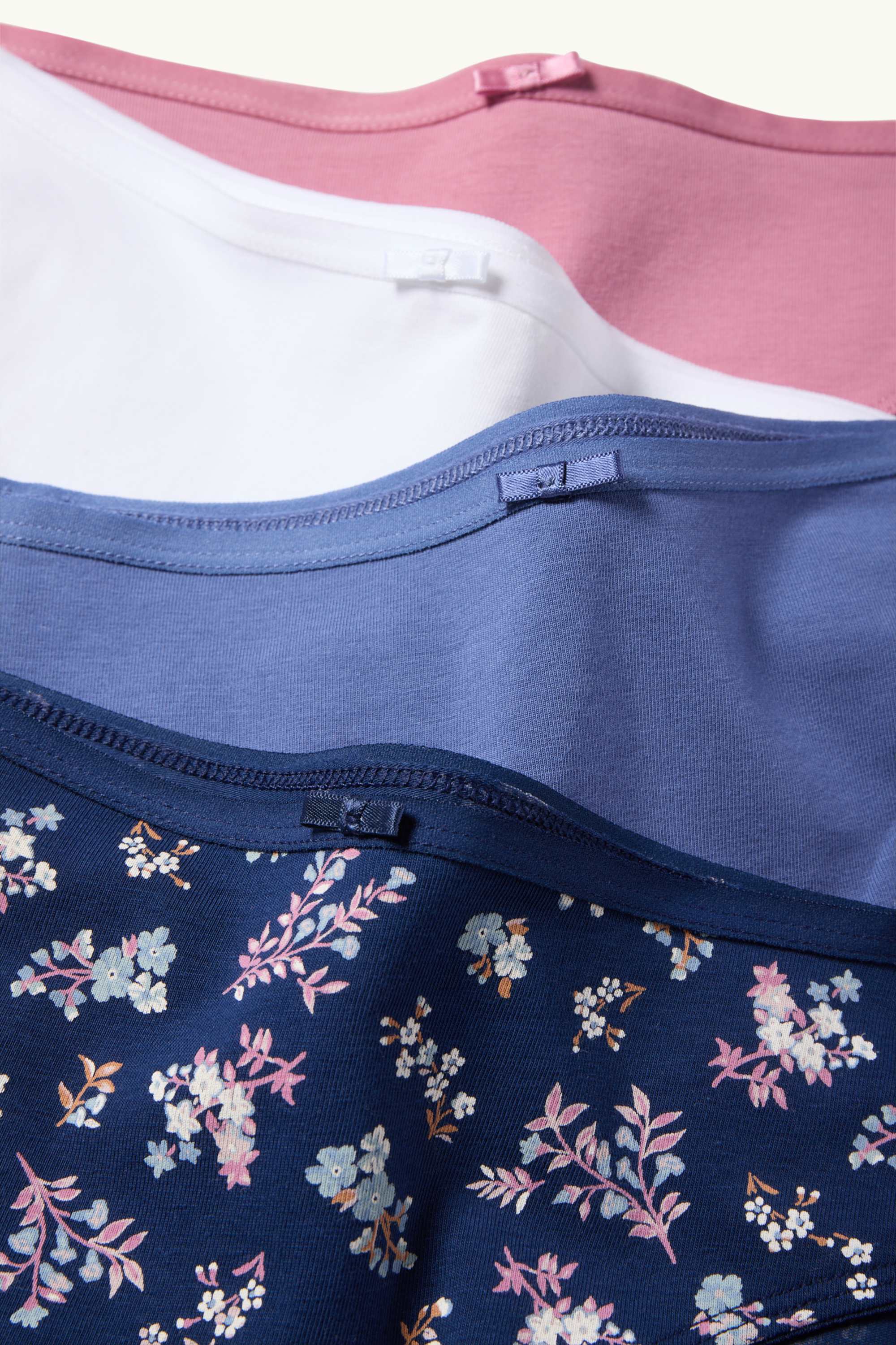Multipack of 4 - knickers rose / blue