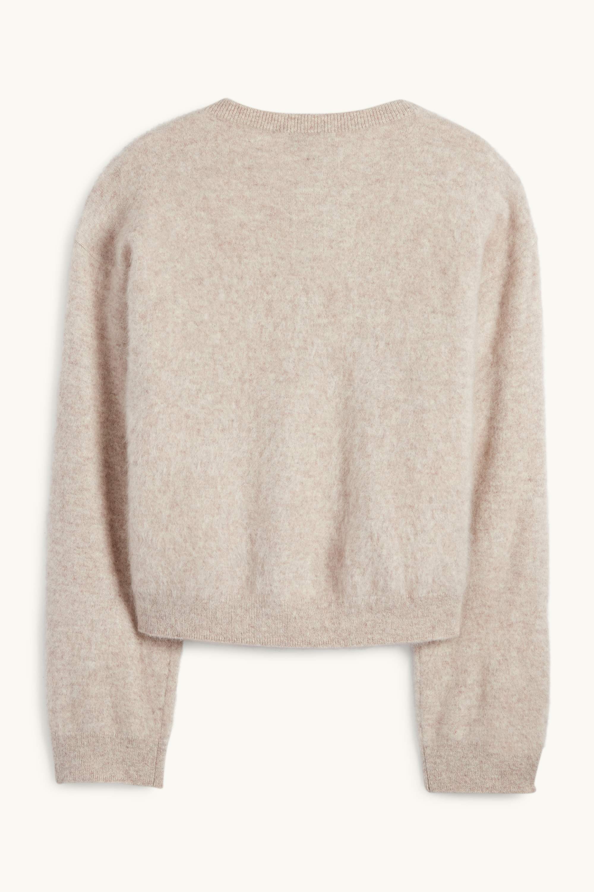 Cashmere cardigan light beige