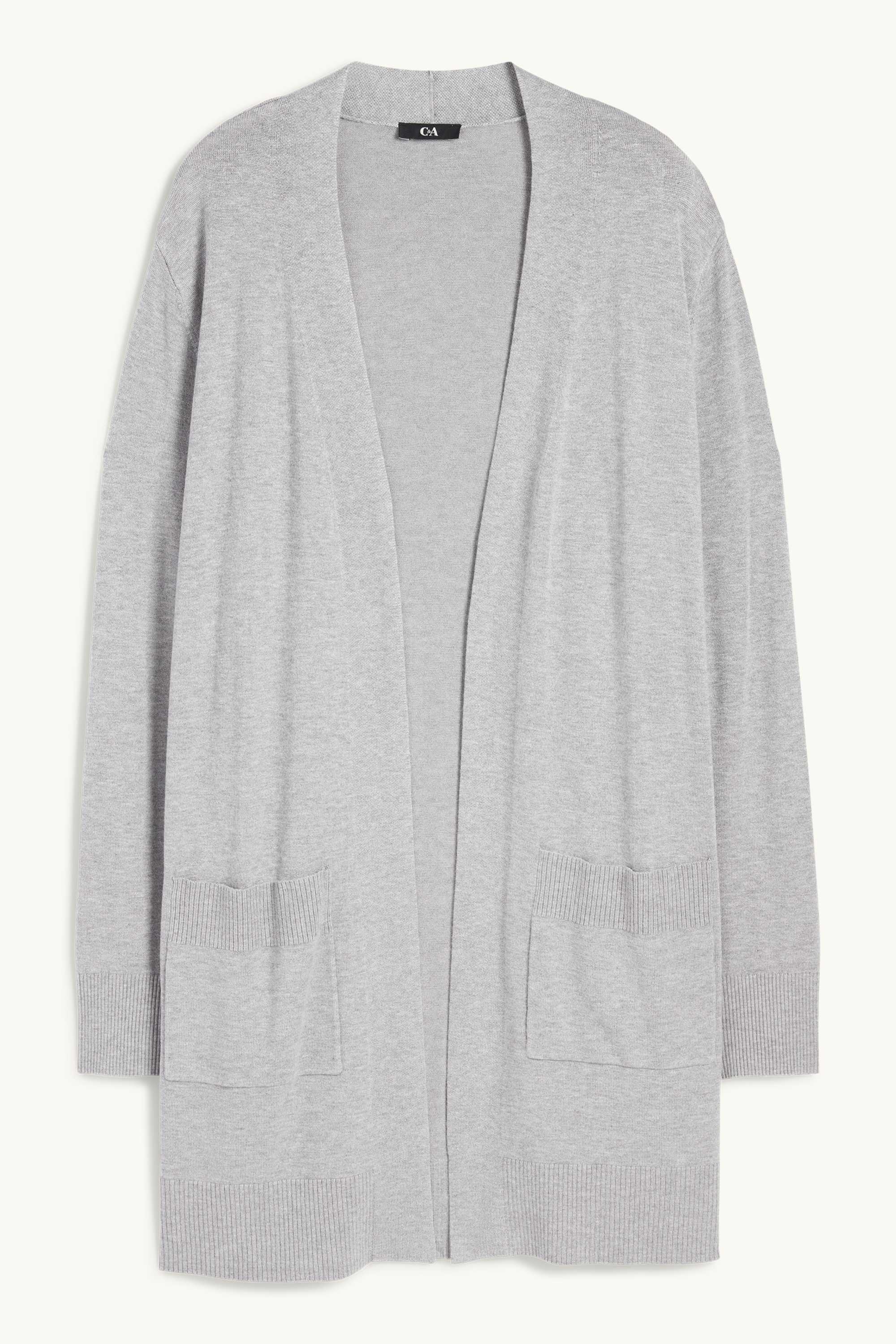 Long cardigan light gray