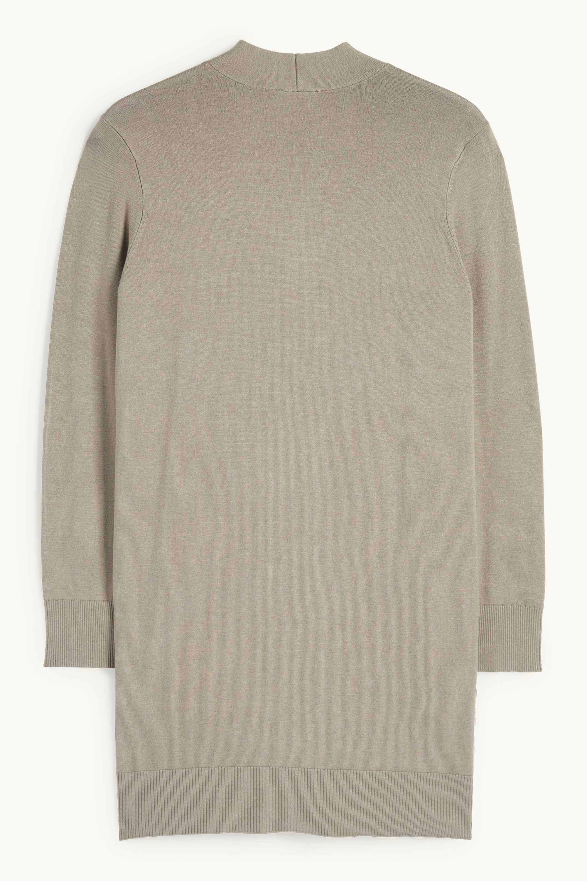 Long cardigan khaki
