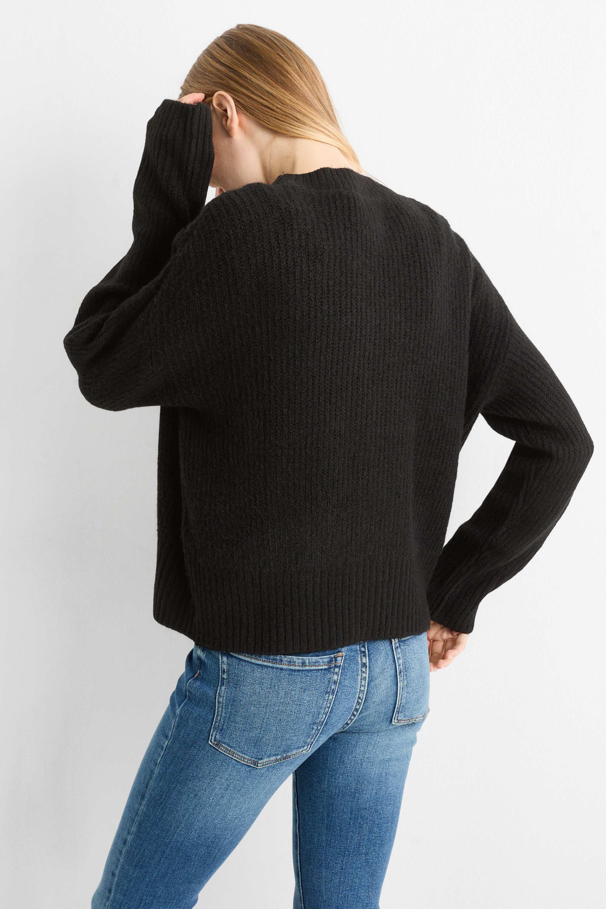 Cardigan - ribbed black