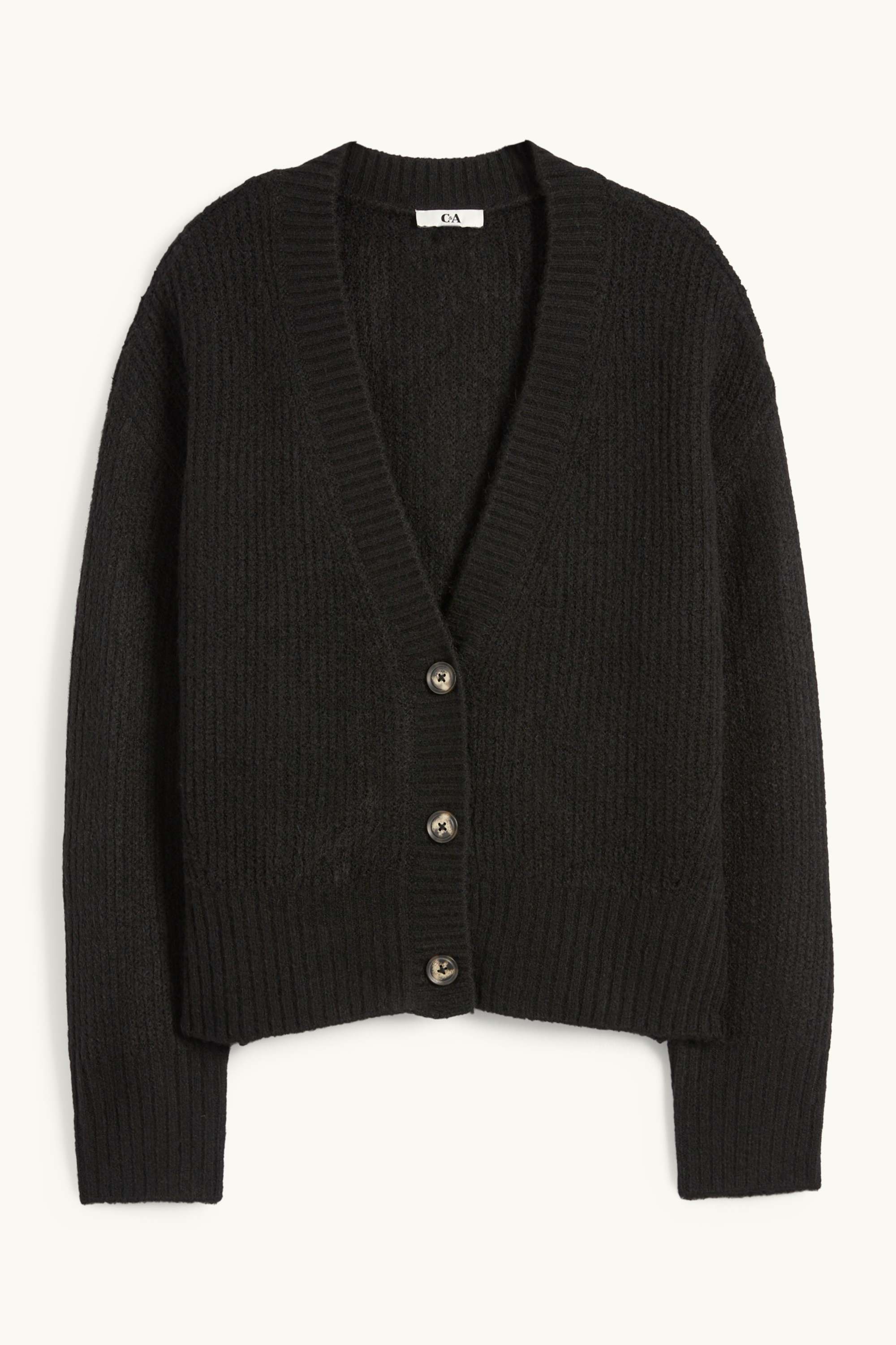 Cardigan - ribbed black