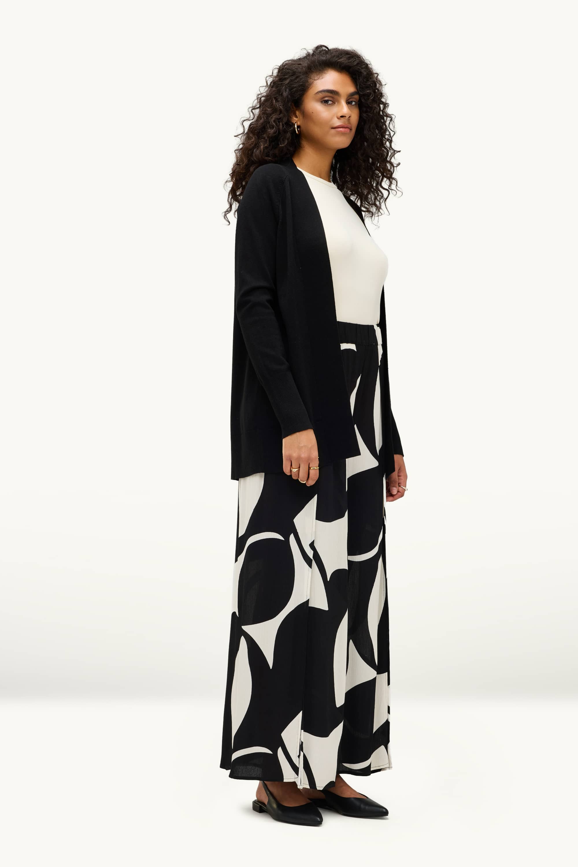 Long cardigan black