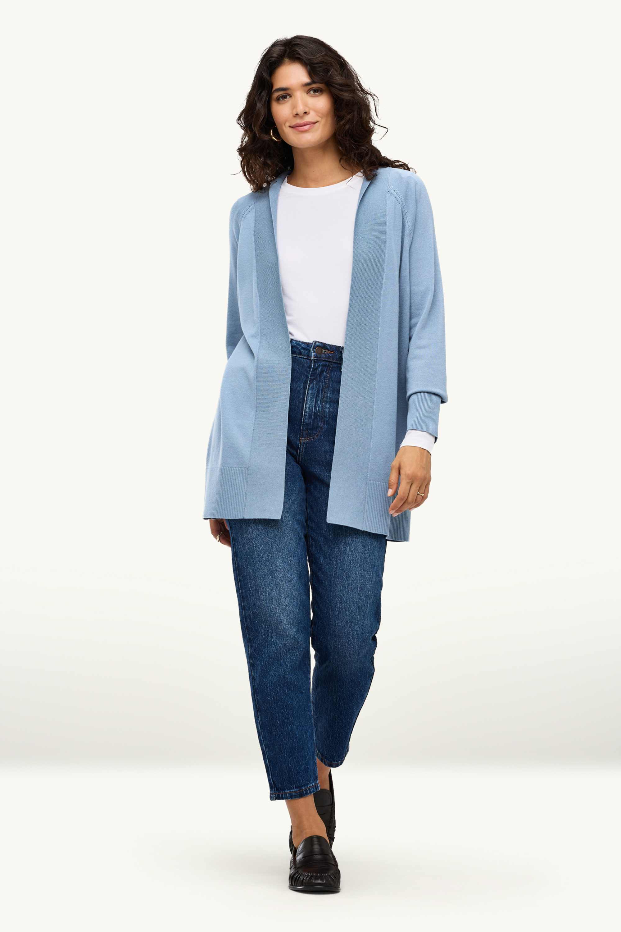 Long cardigan blue