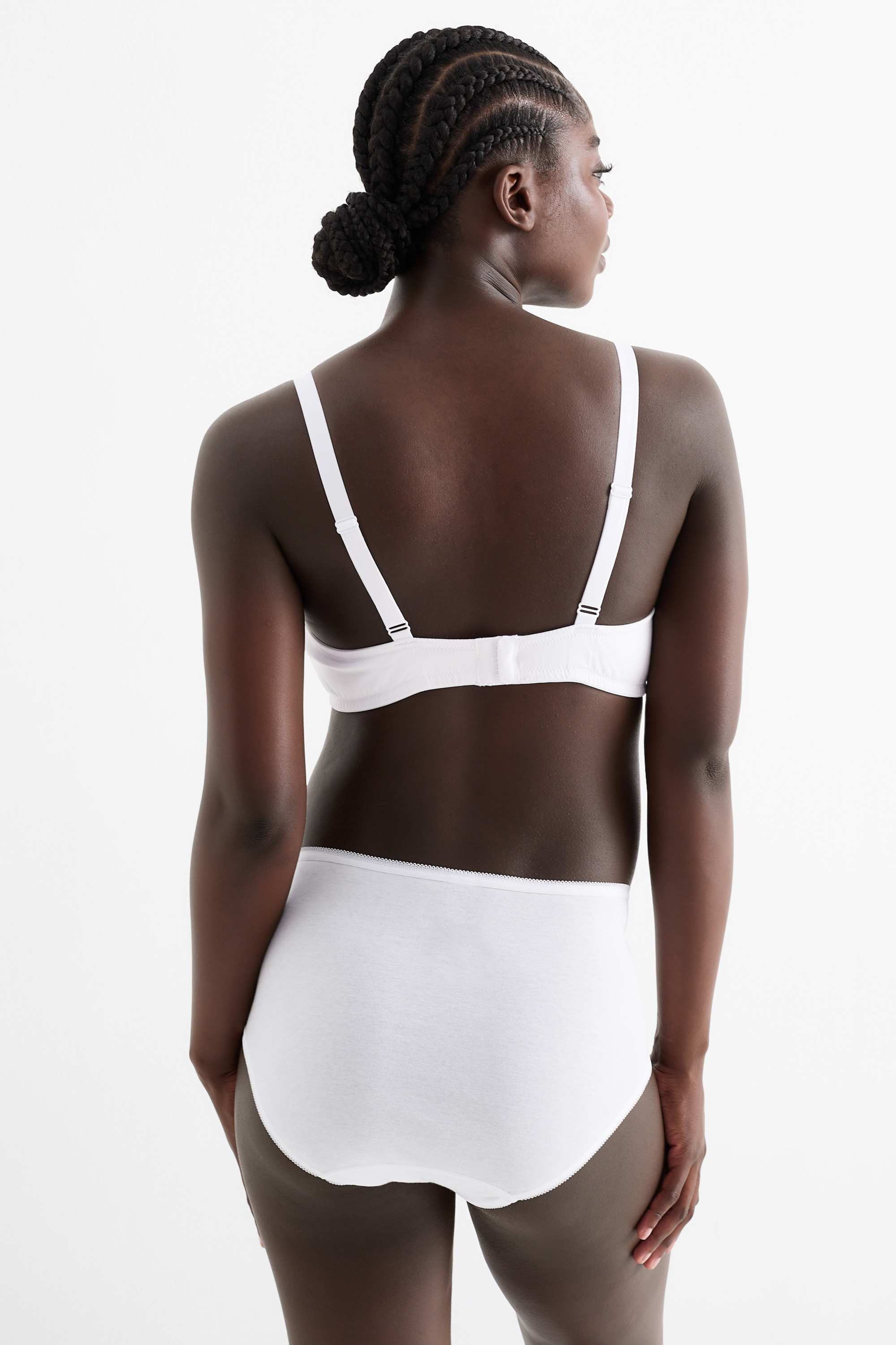 Multipack of 2 - non-wired nursing bra white
